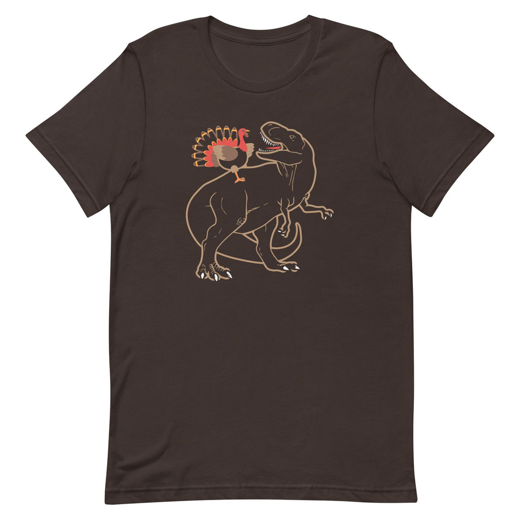 Turkey Riding T-Rex Men's Signature Tee