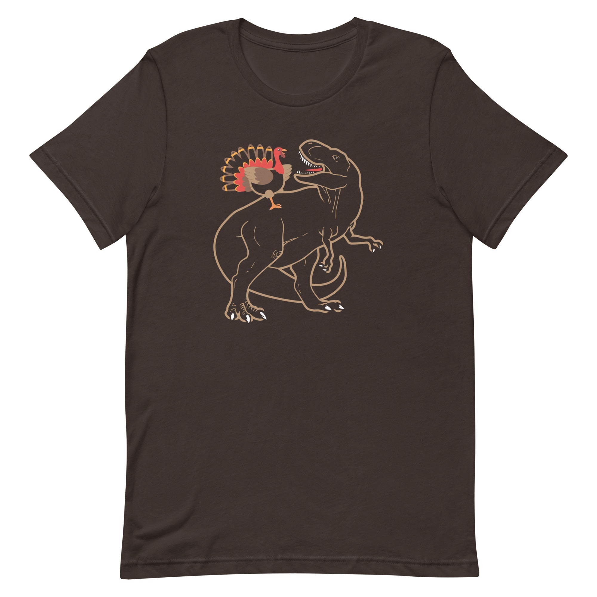 Turkey Riding T-Rex Men's Signature Tee