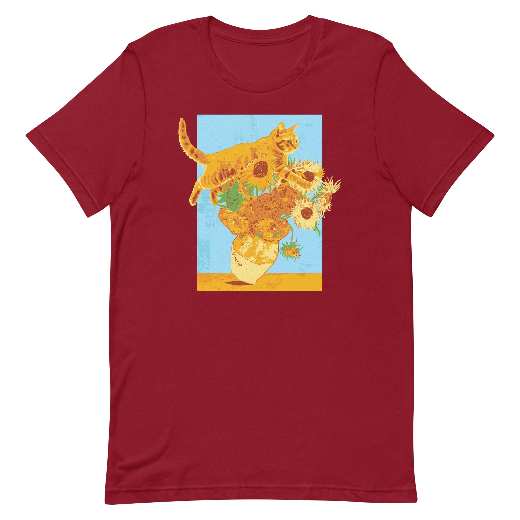 Van Gogh's Cat Men's Signature Tee