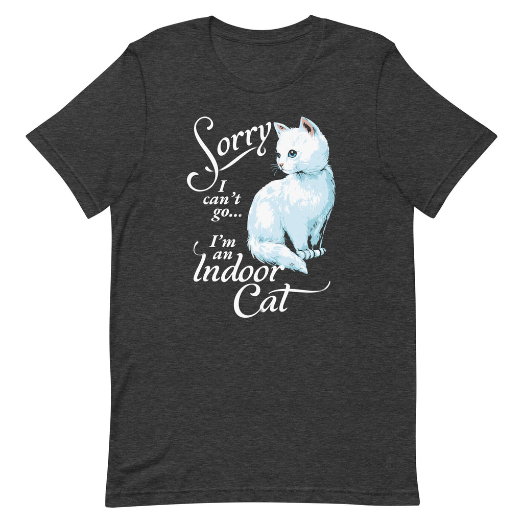 Sorry I Can't Go I'm An Indoor Cat Men's Signature Tee