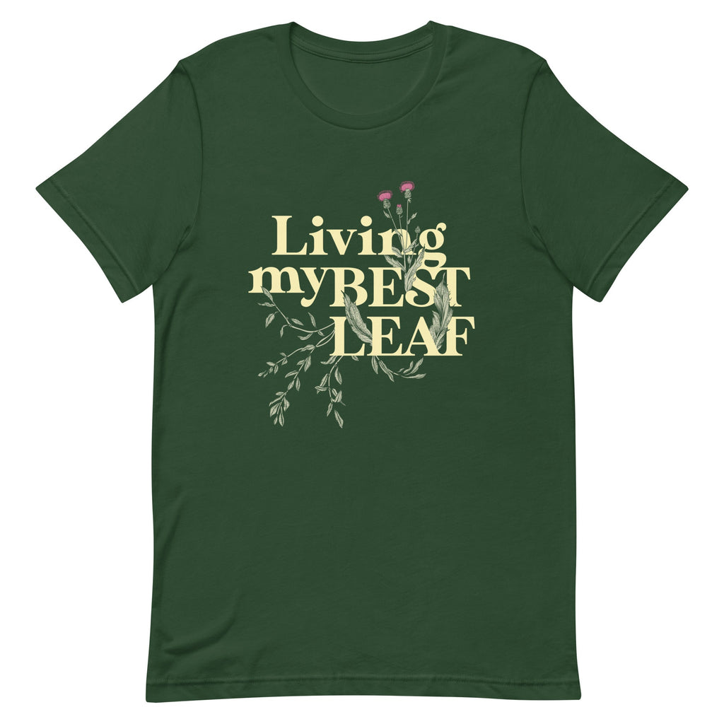 Living My Best Leaf Men's Signature Tee