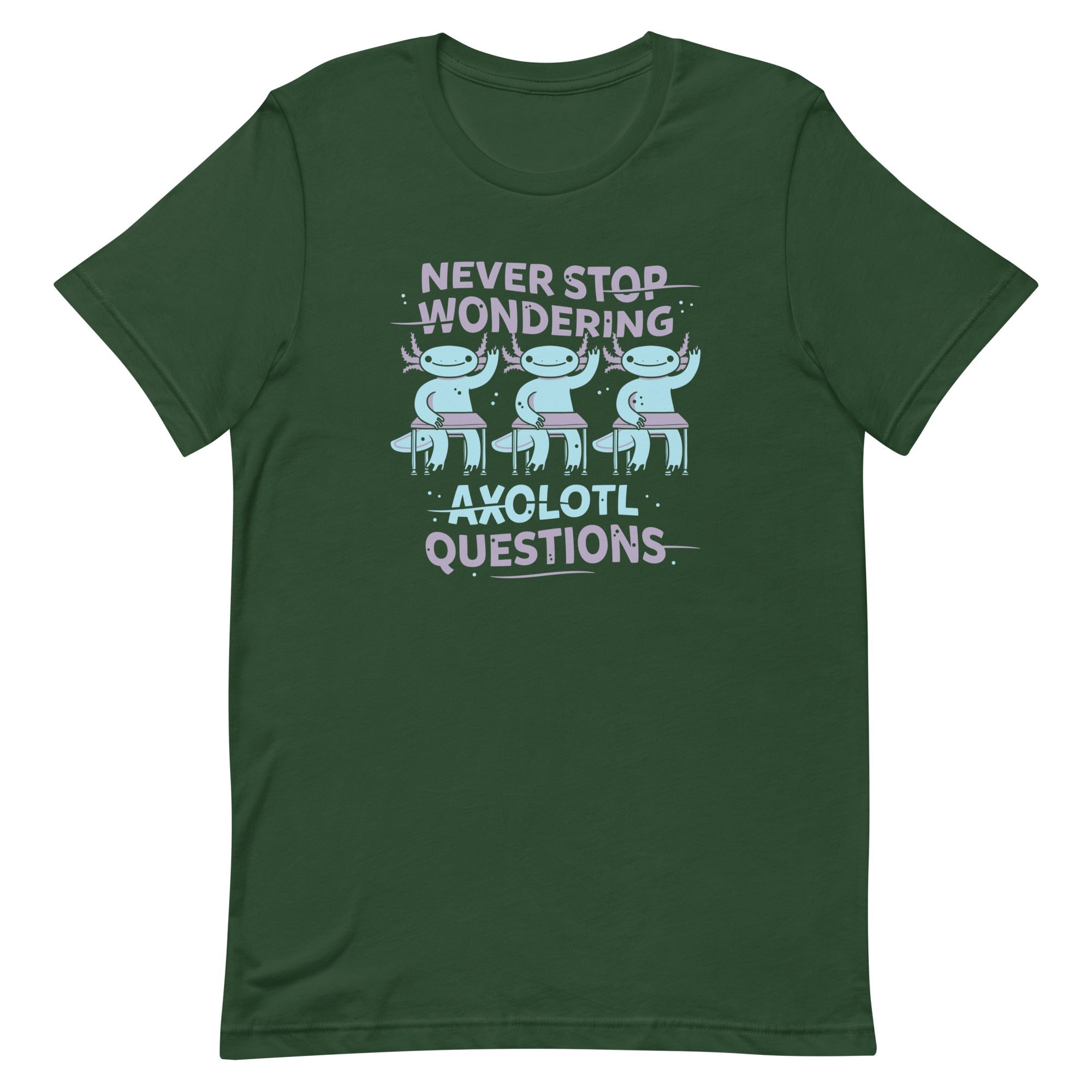 Axolotl Questions Men's Signature Tee