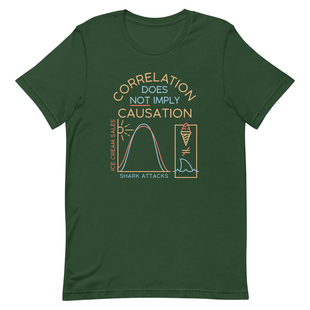Correlation Does Not Imply Causation Men's Signature Tee