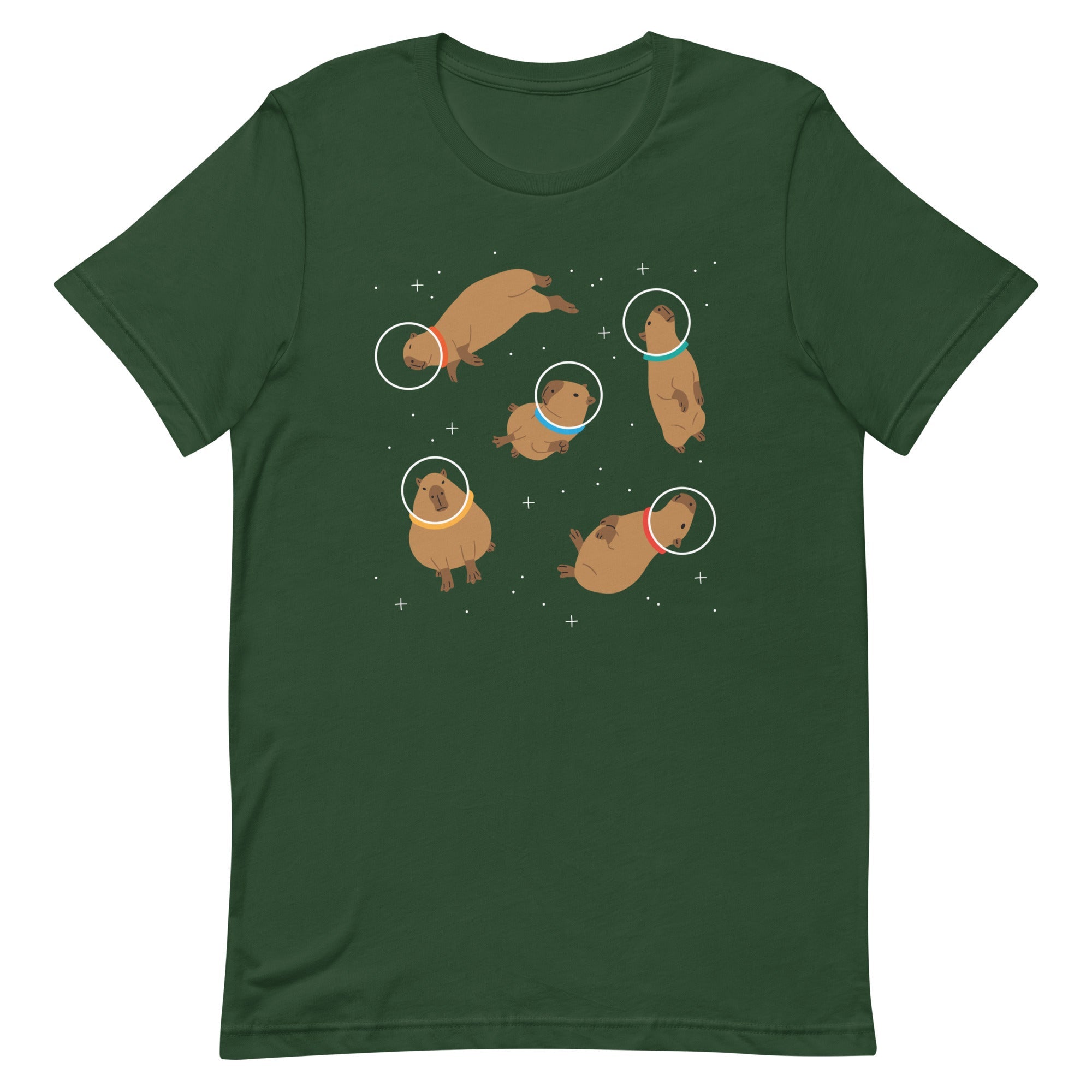 Capybaras In Space Men's Signature Tee