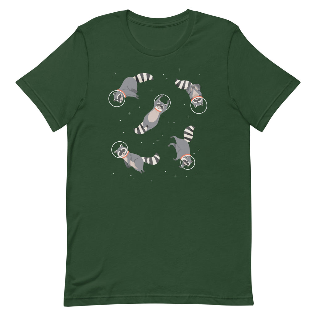 Raccoons In Space Men's Signature Tee
