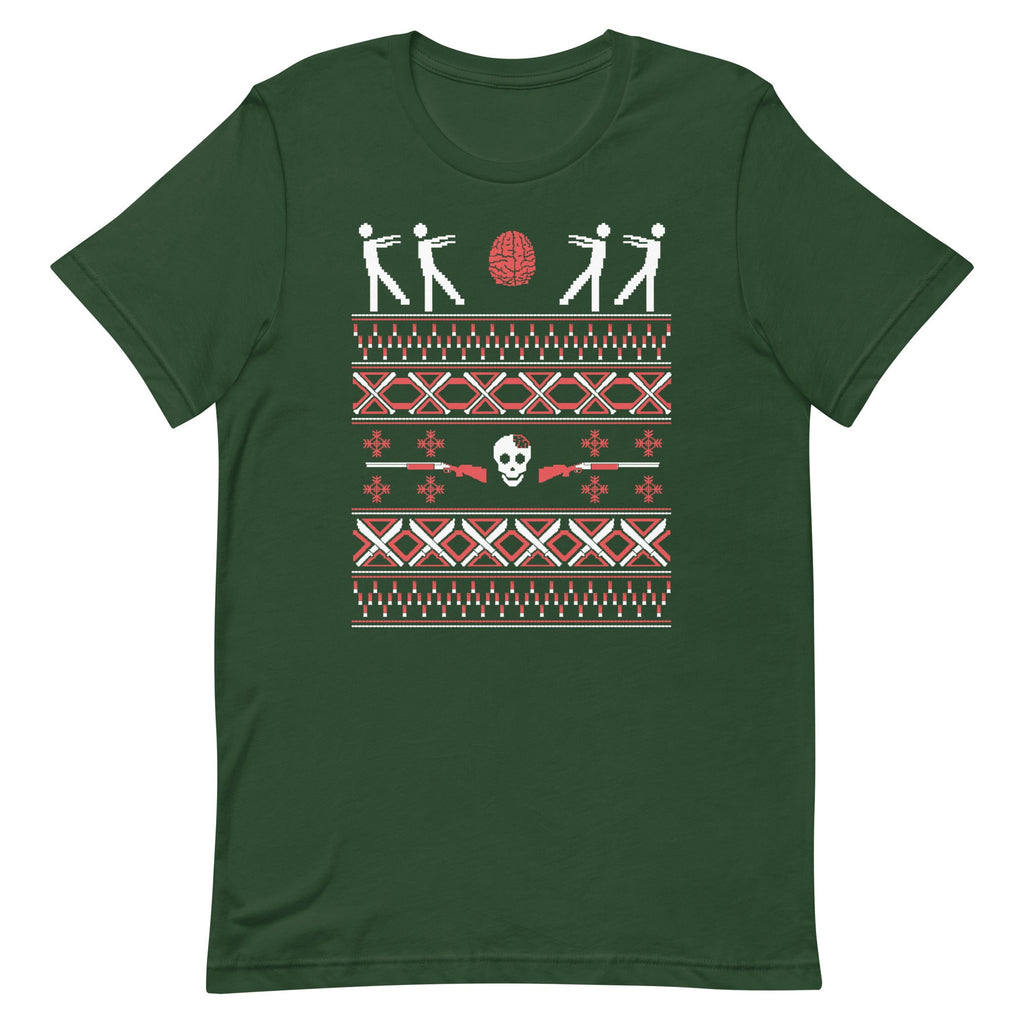 Zombie Christmas Sweater Men's Signature Tee