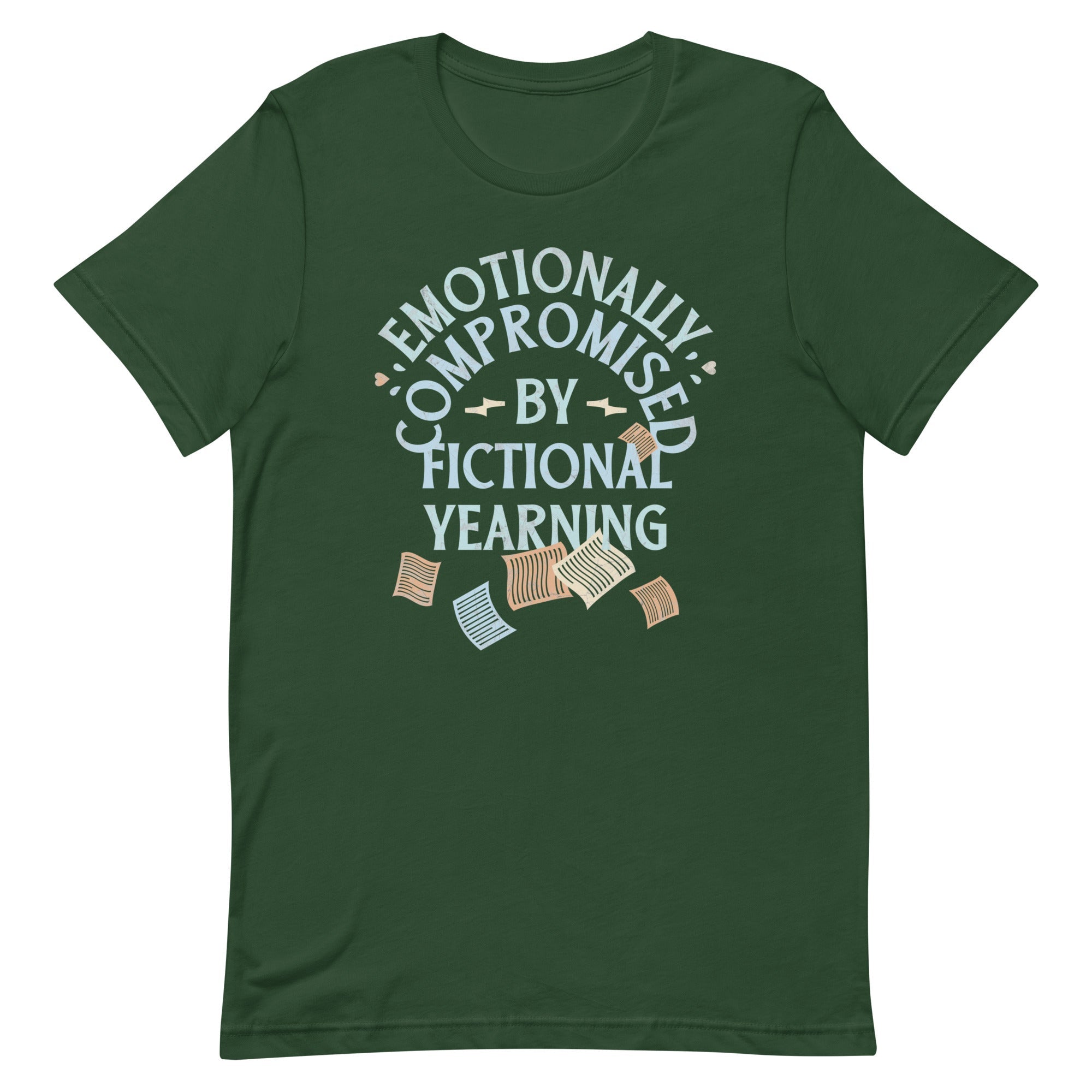 Emotionally Compromised By Fictional Yearning Men's Signature Tee