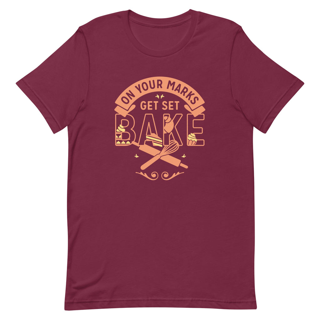 On Your Marks Get Set Bake Men's Signature Tee