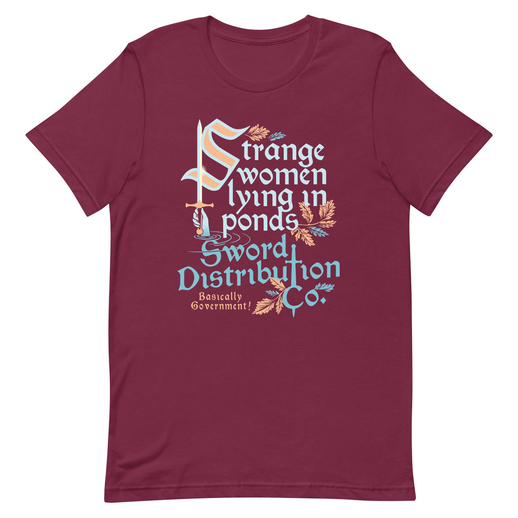 Strange Women Lying In Ponds Sword Distribution Co Men's Signature Tee