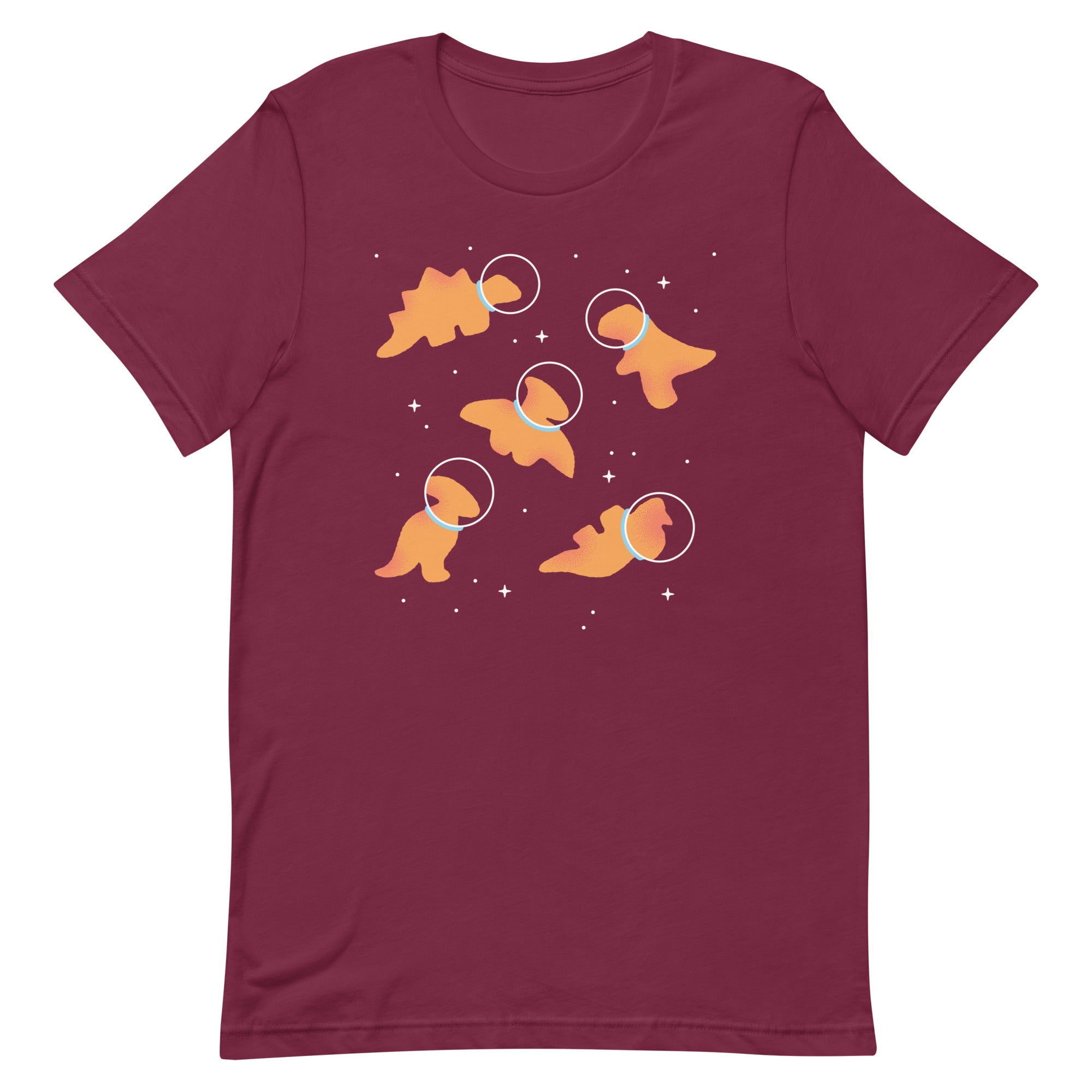 Dino Nugs In Space Men's Signature Tee
