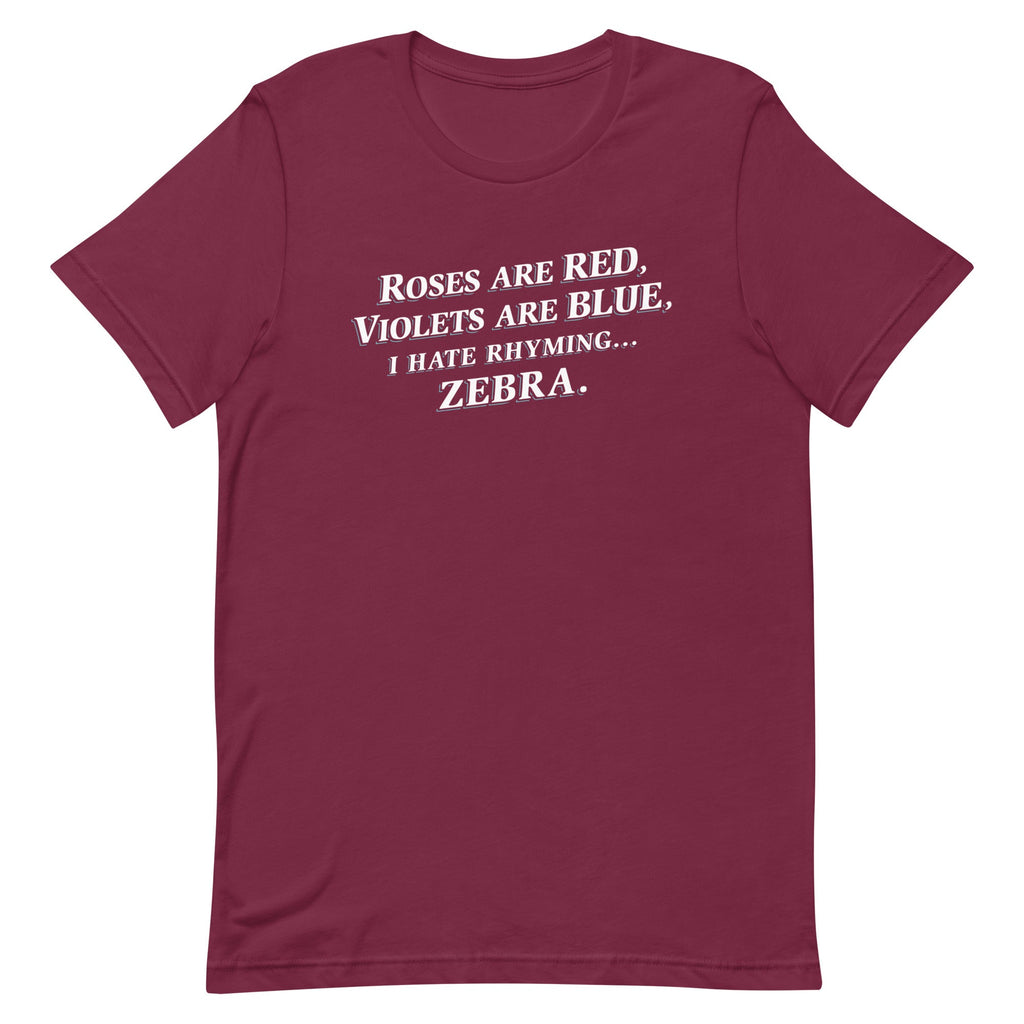 I Hate Rhyming Men's Signature Tee