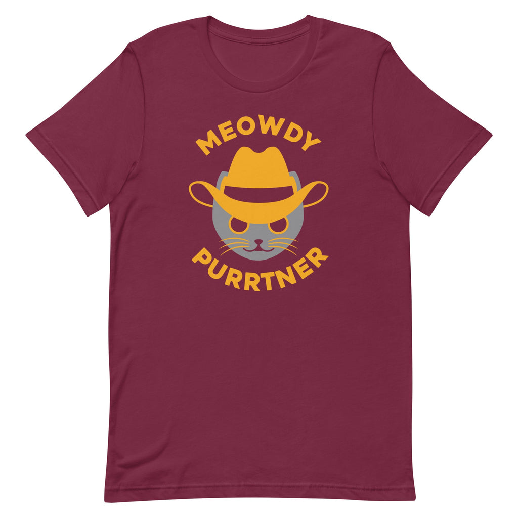 Meowdy Purrtner Men's Signature Tee