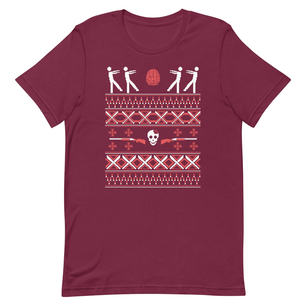 Zombie Christmas Sweater Men's Signature Tee