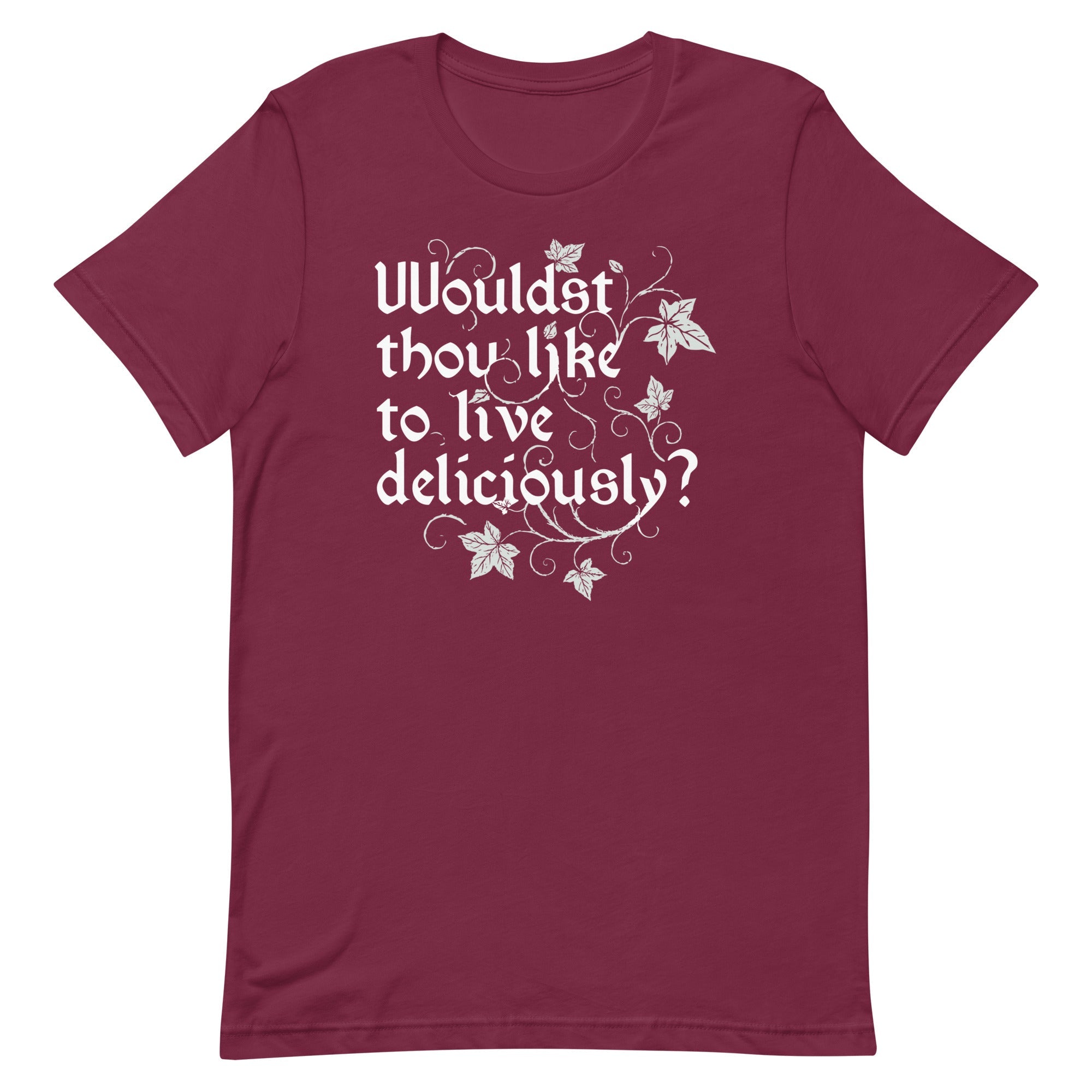 Wouldst Thou Like To Live Deliciously? Men's Signature Tee