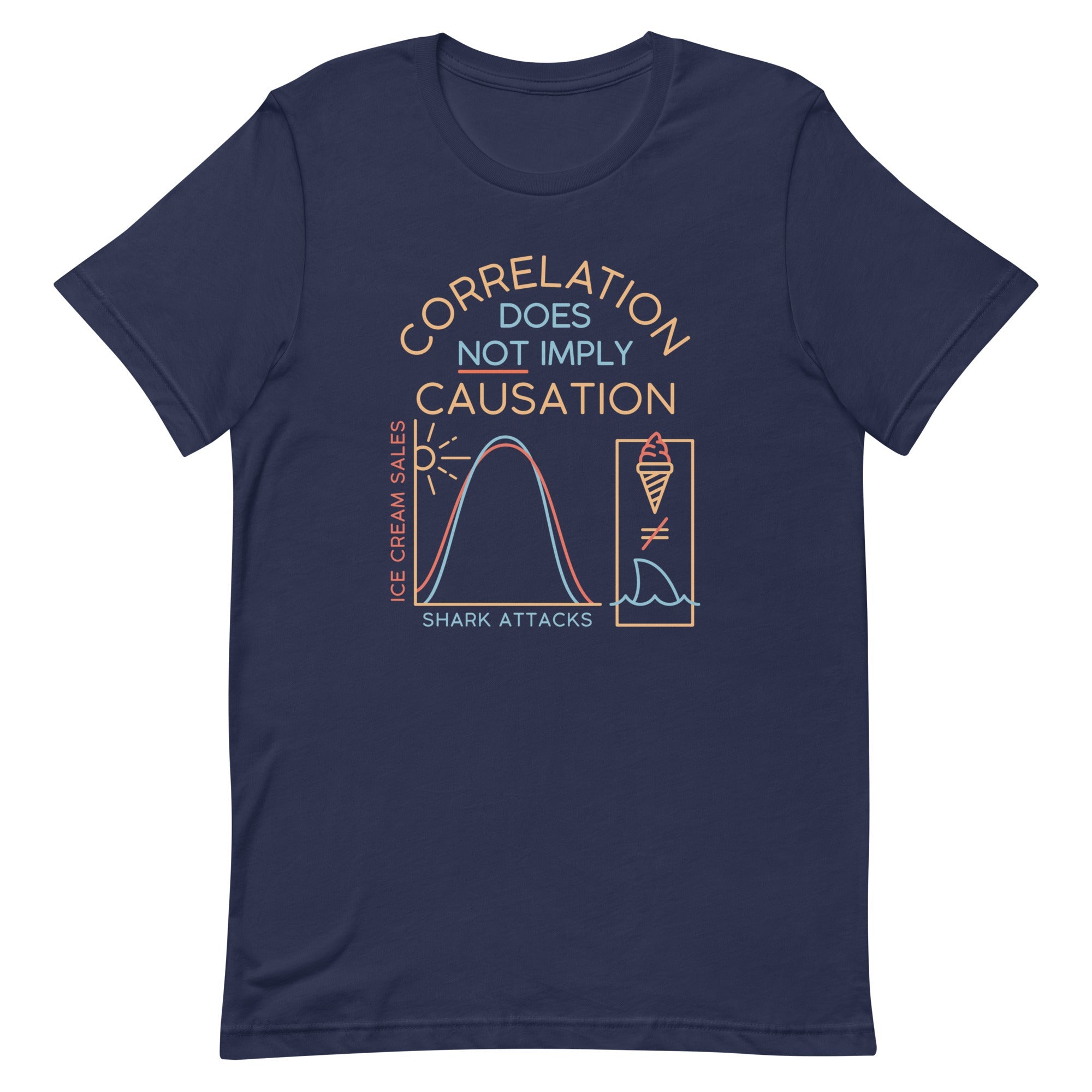 Correlation Does Not Imply Causation Men's Signature Tee