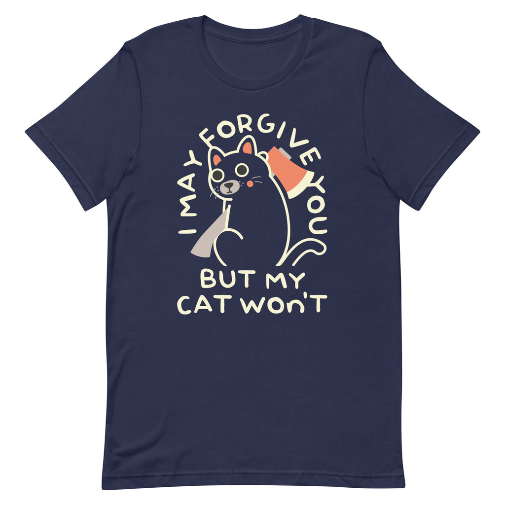 I May Forgive You But My Cat Won't Men's Signature Tee