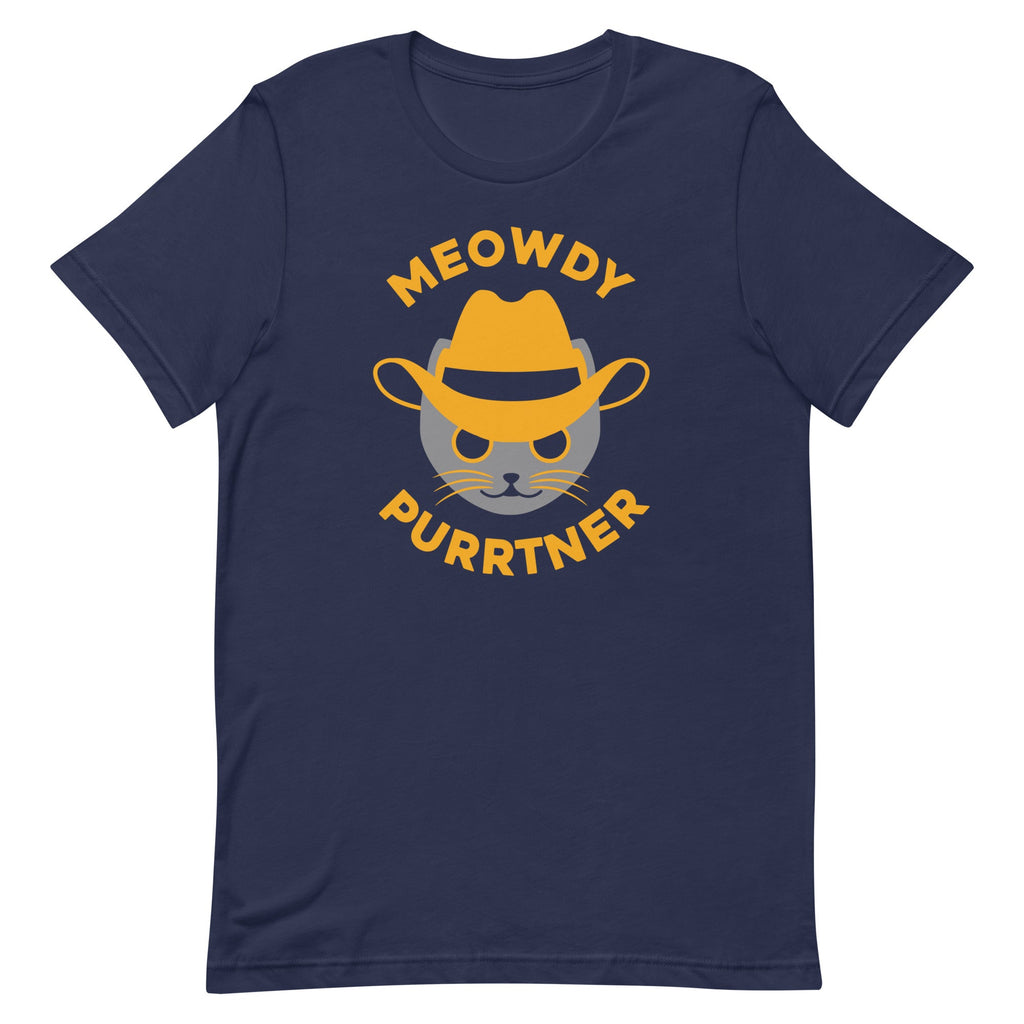 Meowdy Purrtner Men's Signature Tee