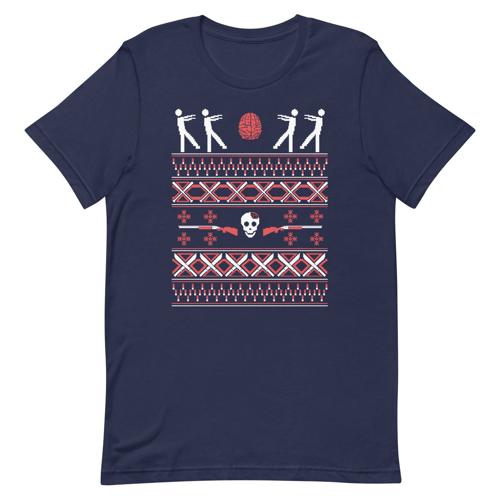 Zombie Christmas Sweater Men's Signature Tee