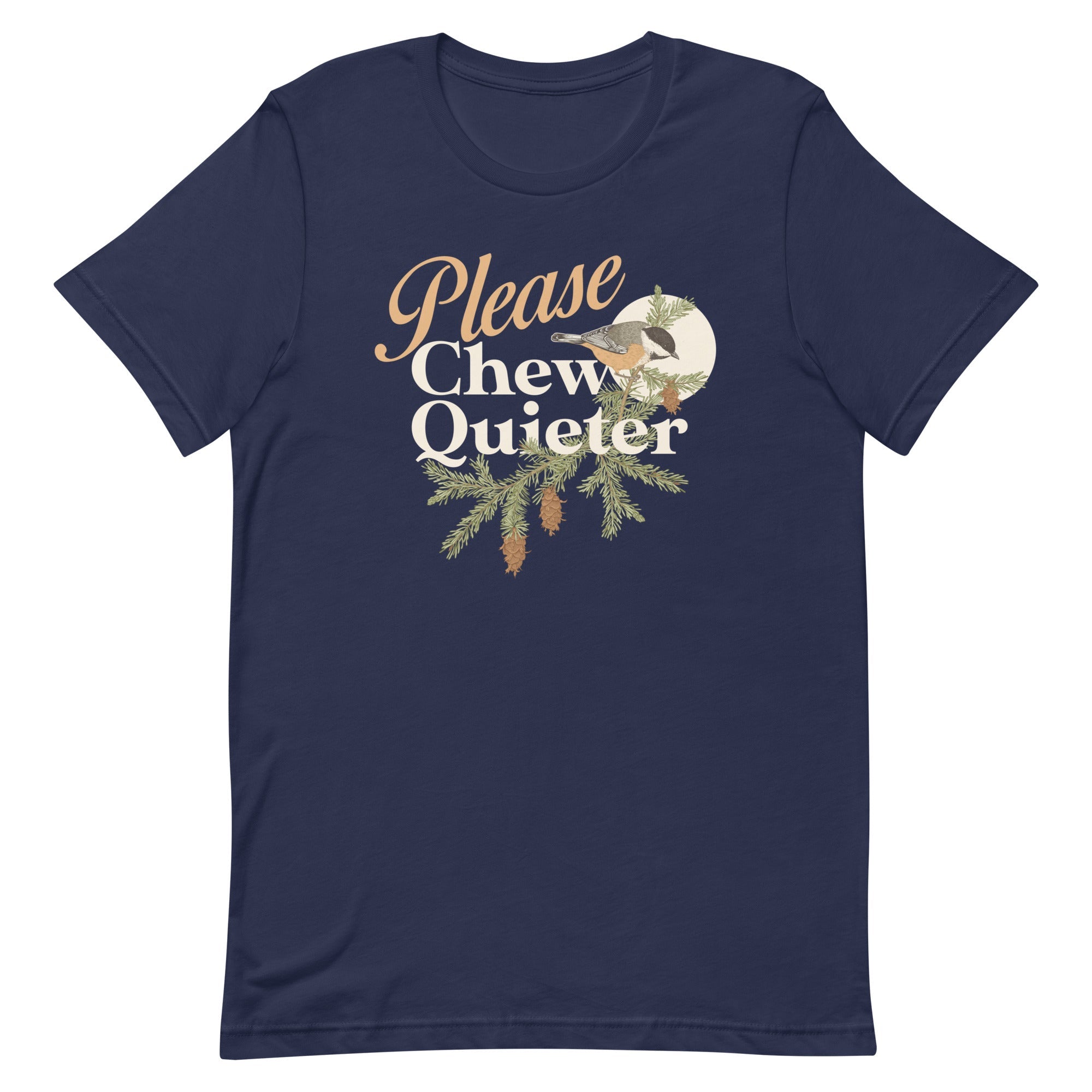 Please Chew Quieter Men's Signature Tee