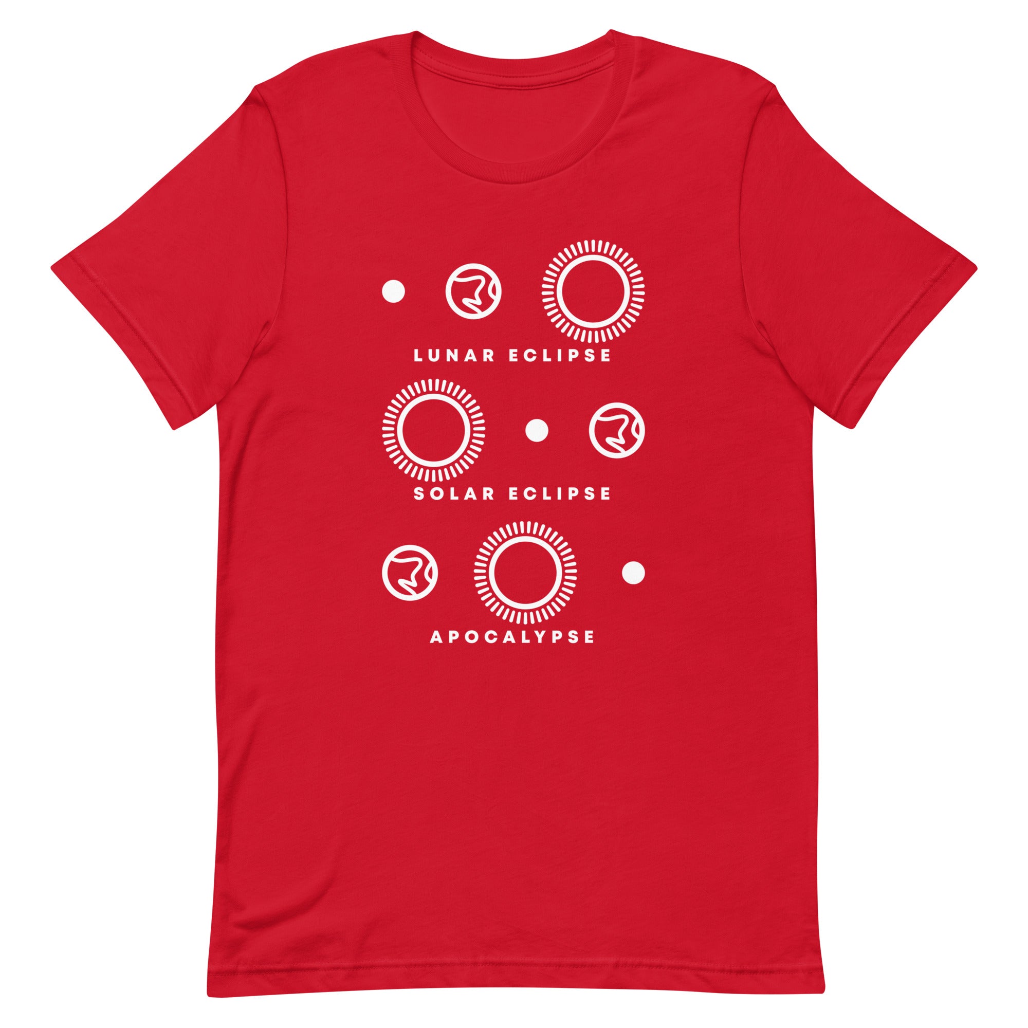 Lunar Eclipse Solar Eclipse Apocalypse Men's Signature Tee