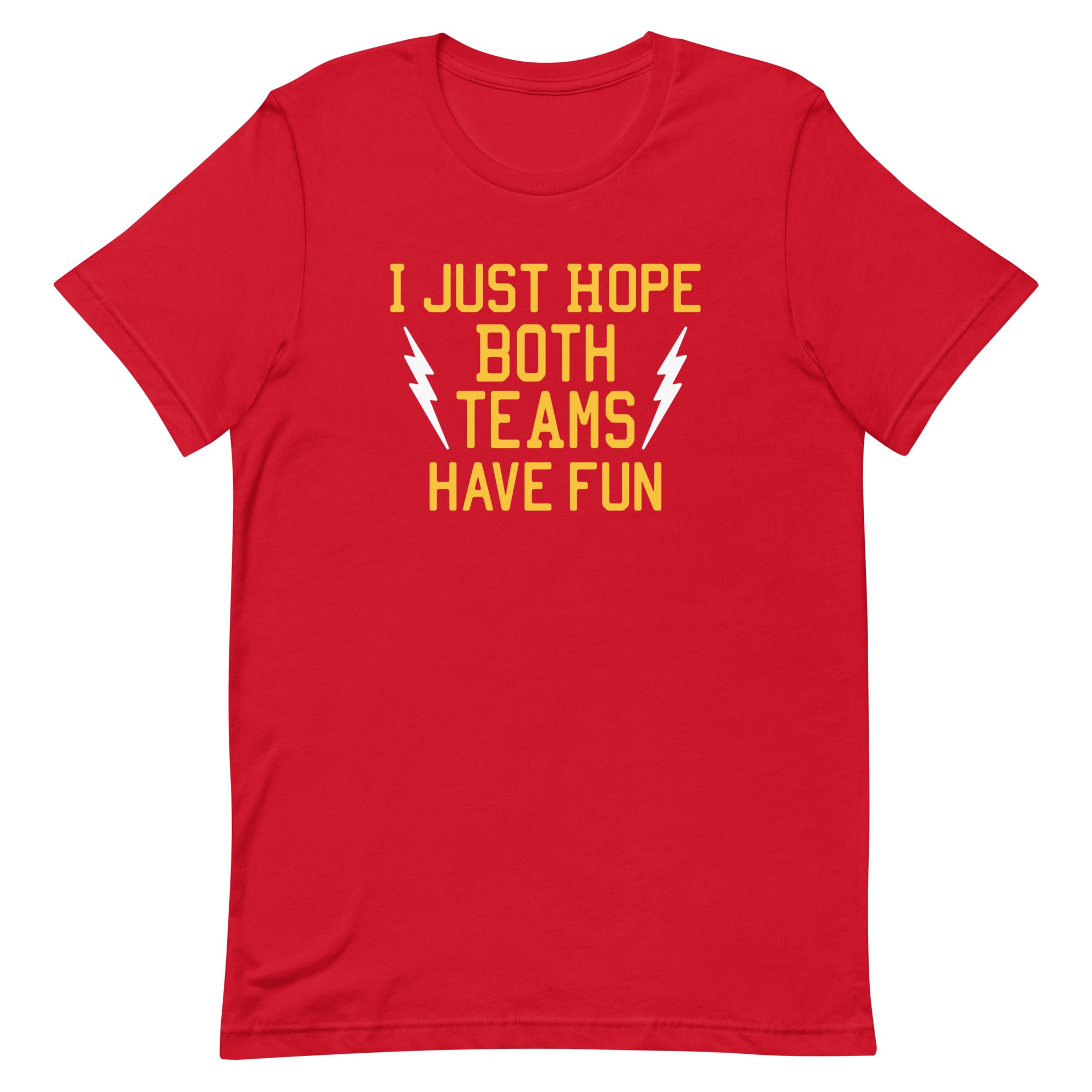 I Just Hope Both Teams Have Fun Men's Signature Tee