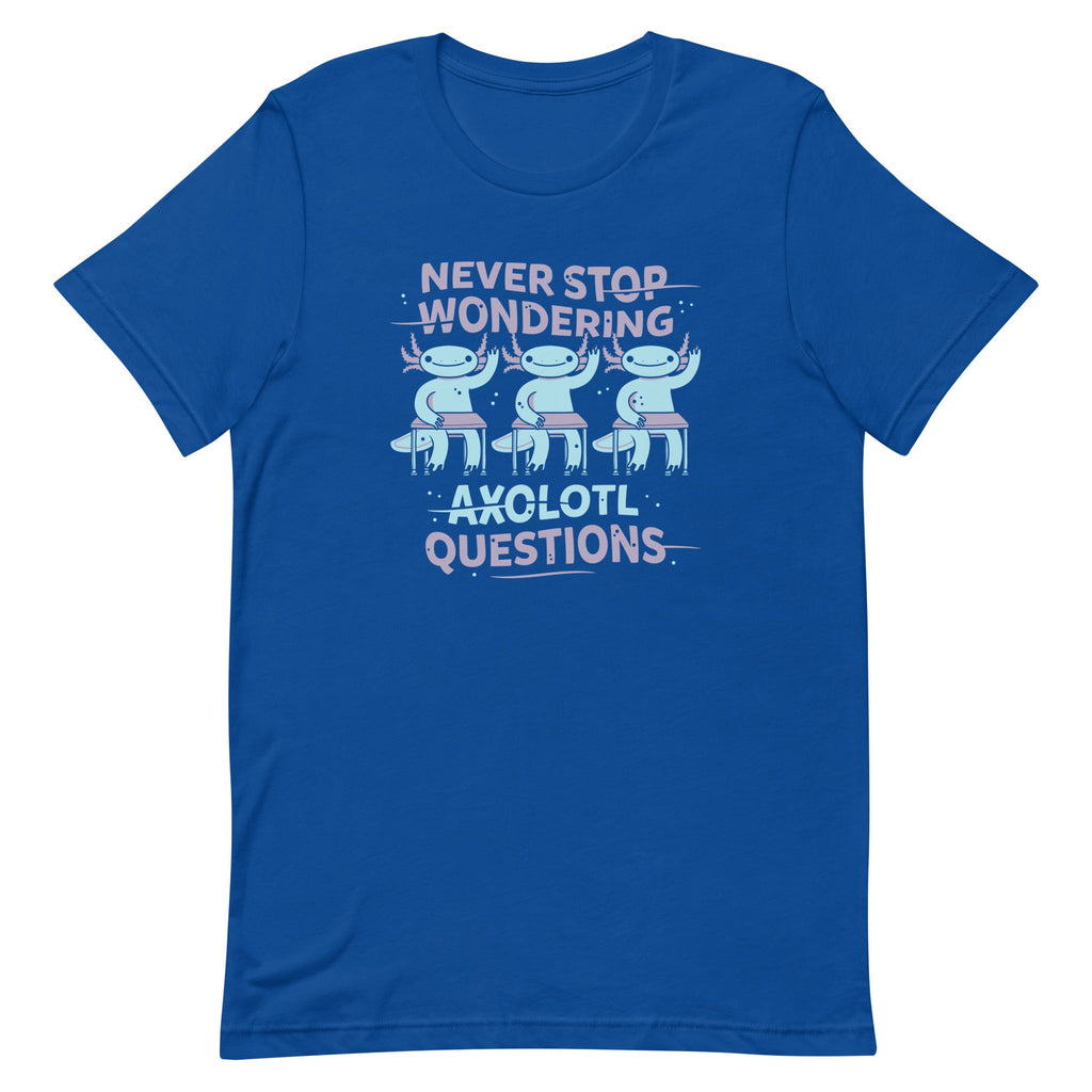 Axolotl Questions Men's Signature Tee