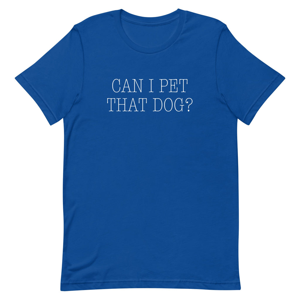 Can I Pet That Dog? Men's Signature Tee