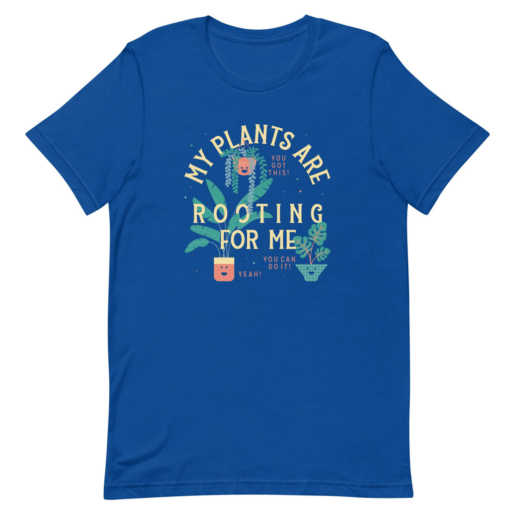 My Plants Are Rooting For Me Men's Signature Tee