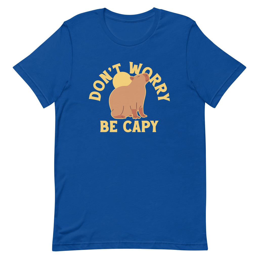 Don't Worry Be Capy Men's Signature Tee