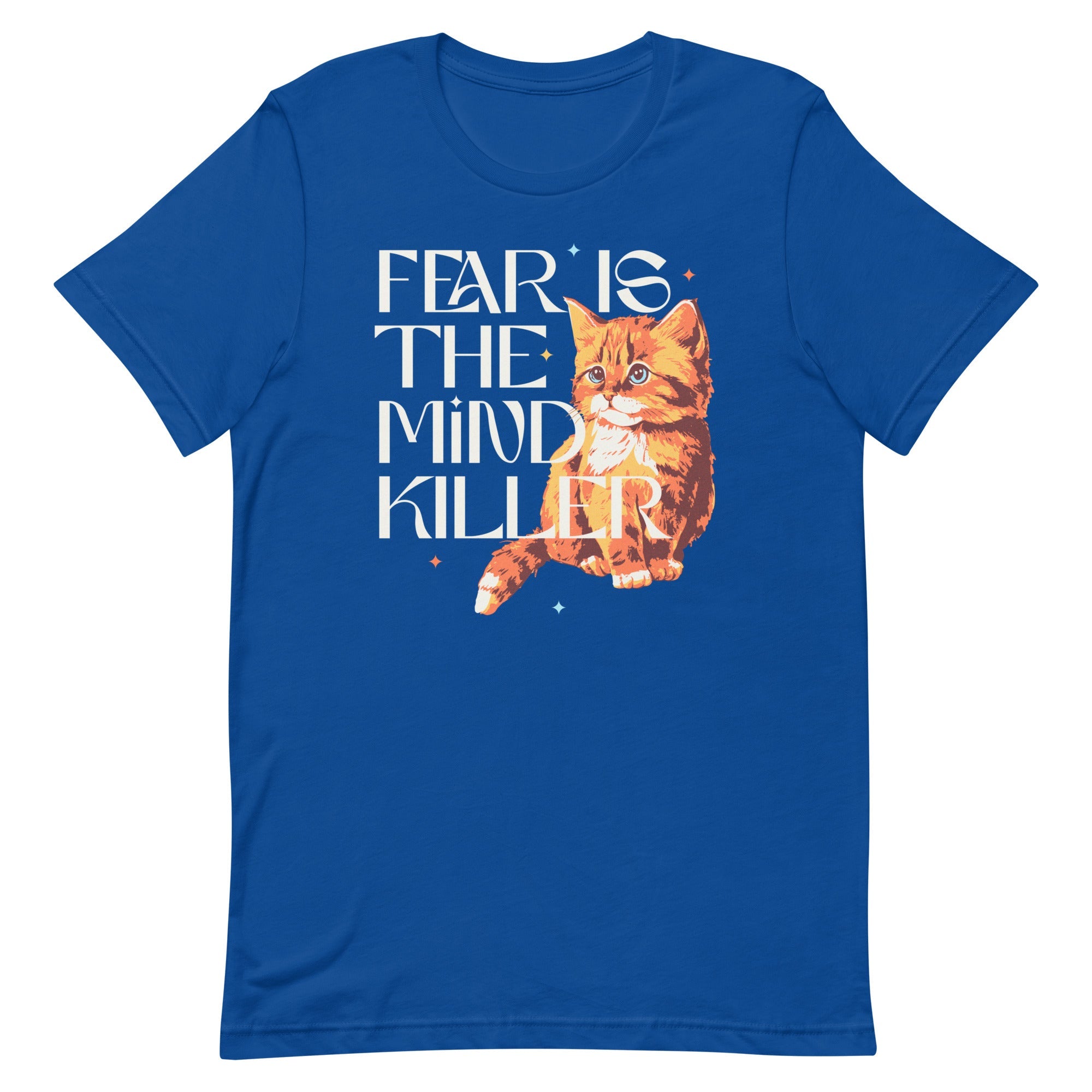 Fear Is The Mind Killer Cat Men's Signature Tee