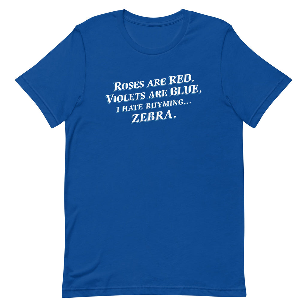 I Hate Rhyming Men's Signature Tee