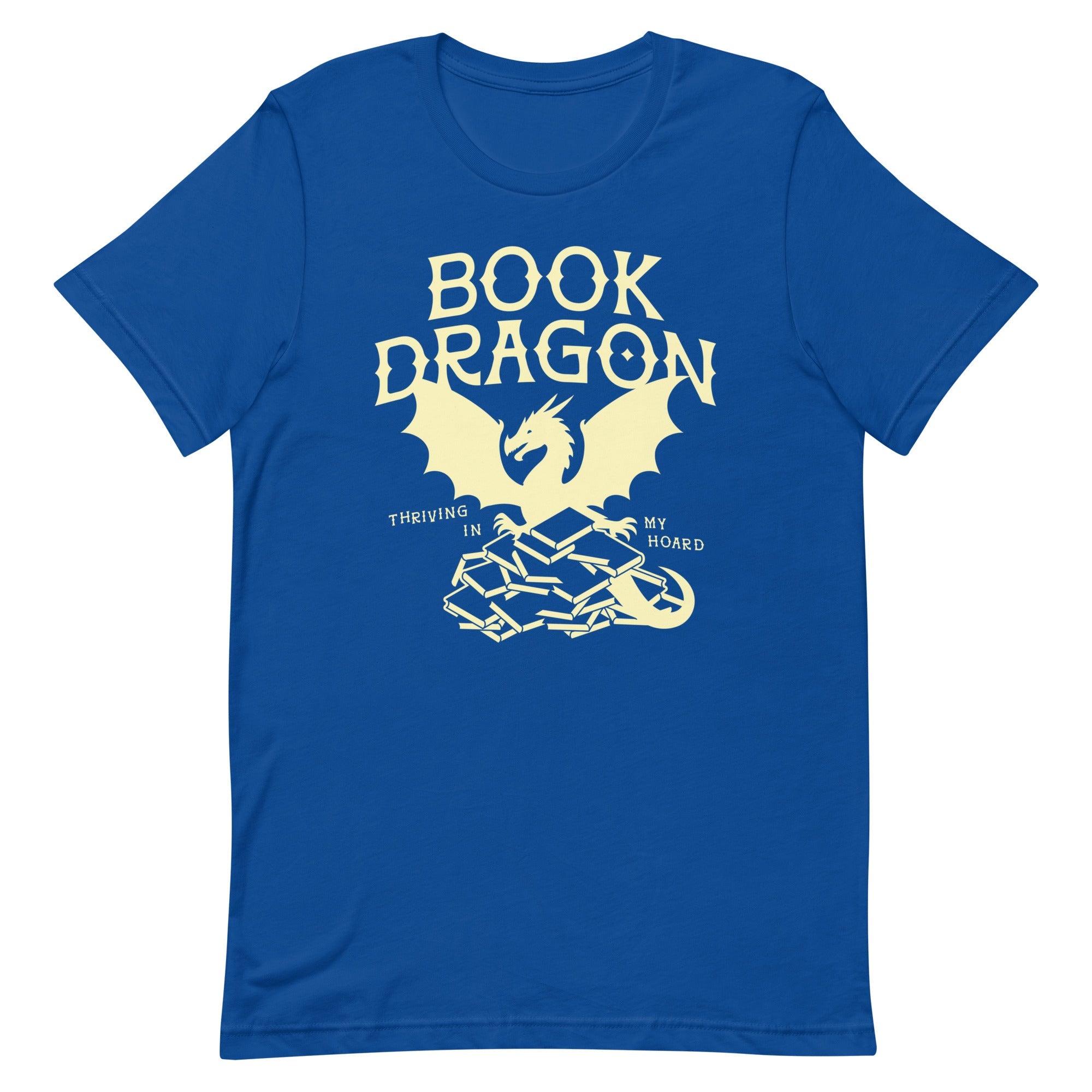 Book Dragon Thriving In My Hoard Men's Signature Tee