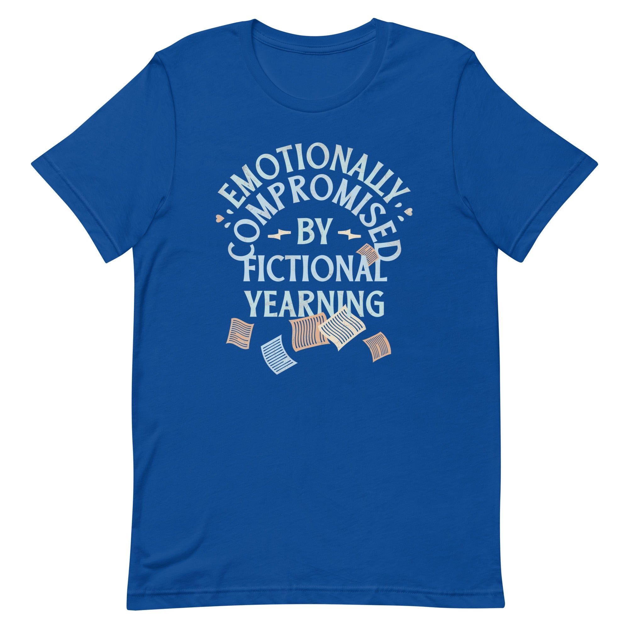 Emotionally Compromised By Fictional Yearning Men's Signature Tee
