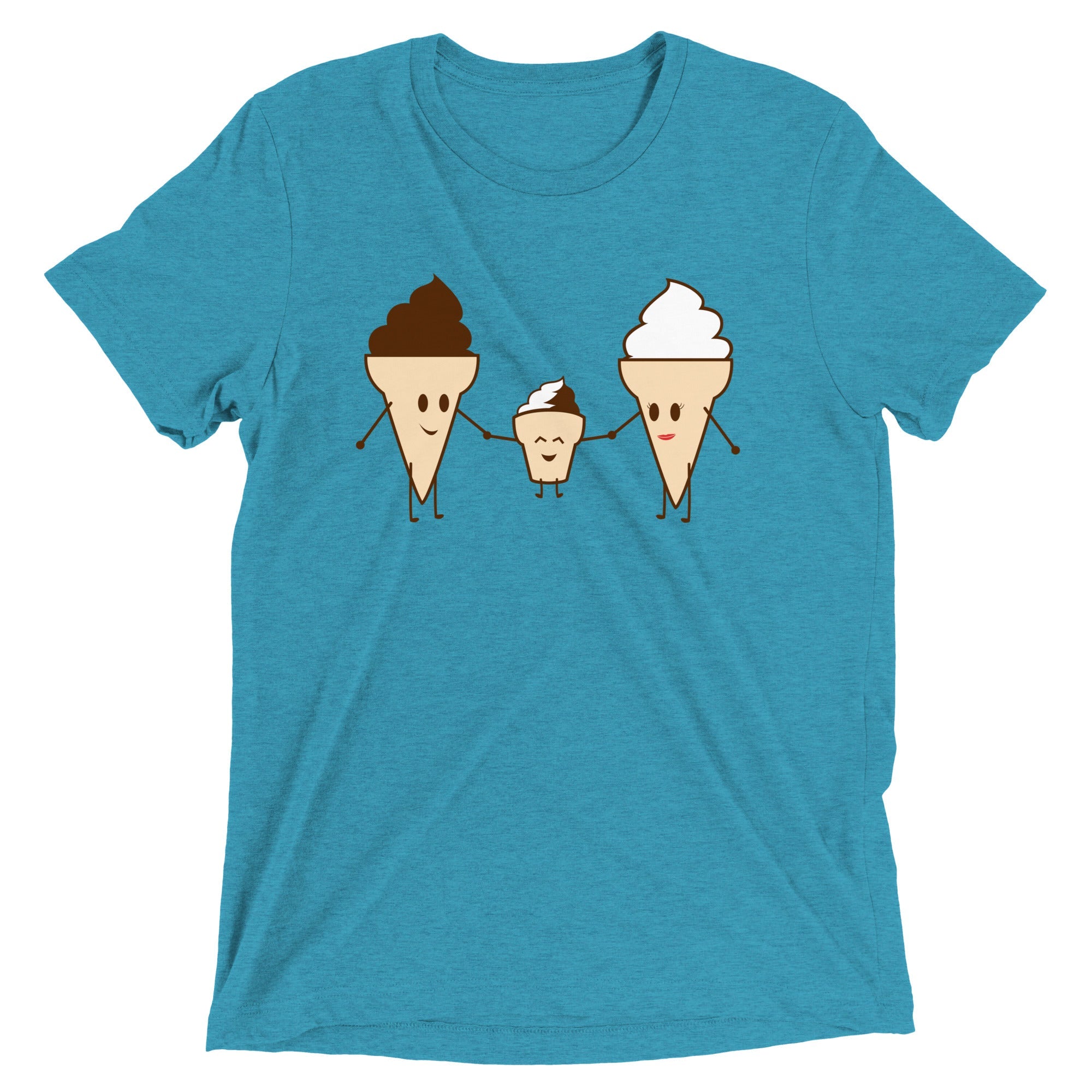 Ice Cream Family Men's Tri-Blend Tee