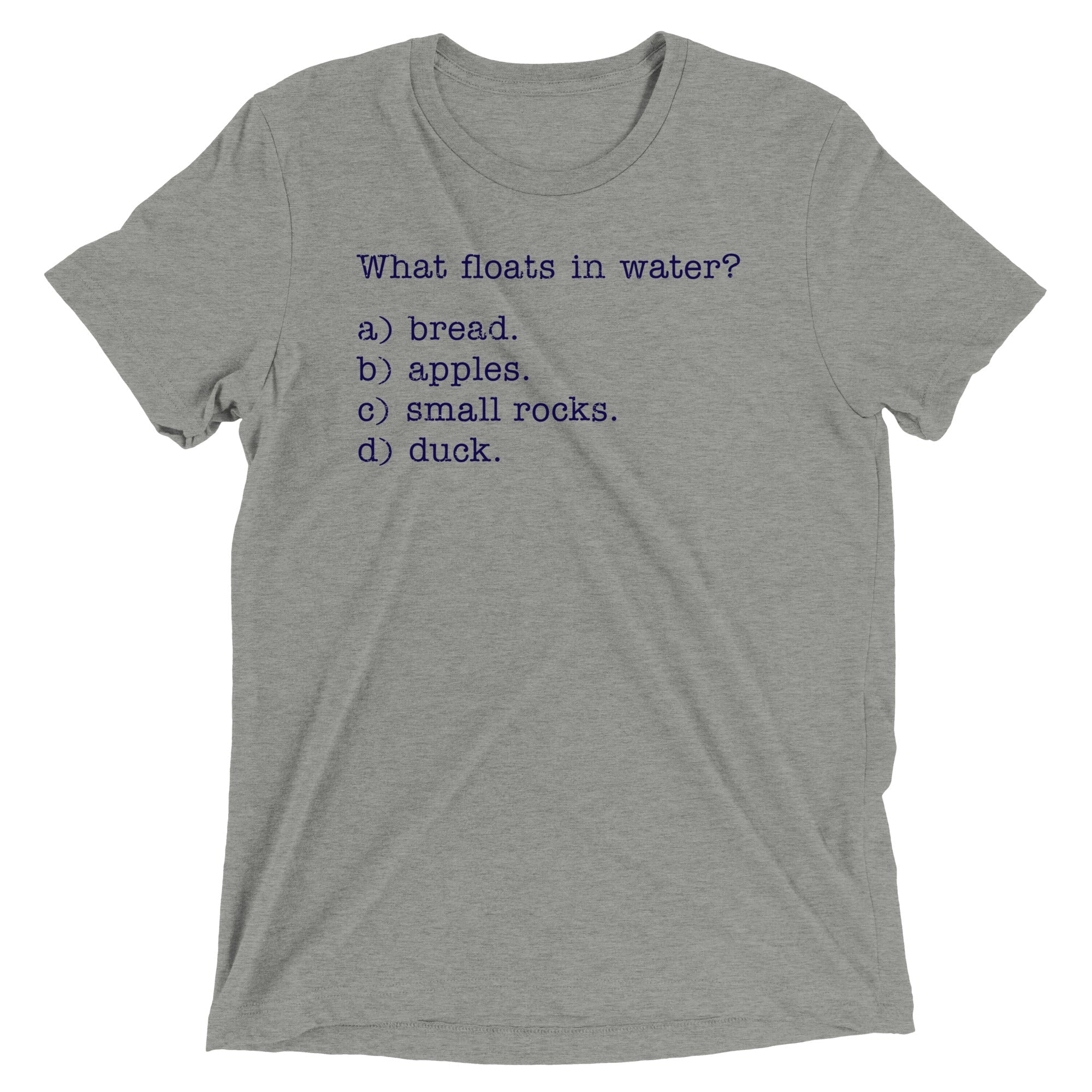 What Floats In Water? Men's Tri-Blend Tee