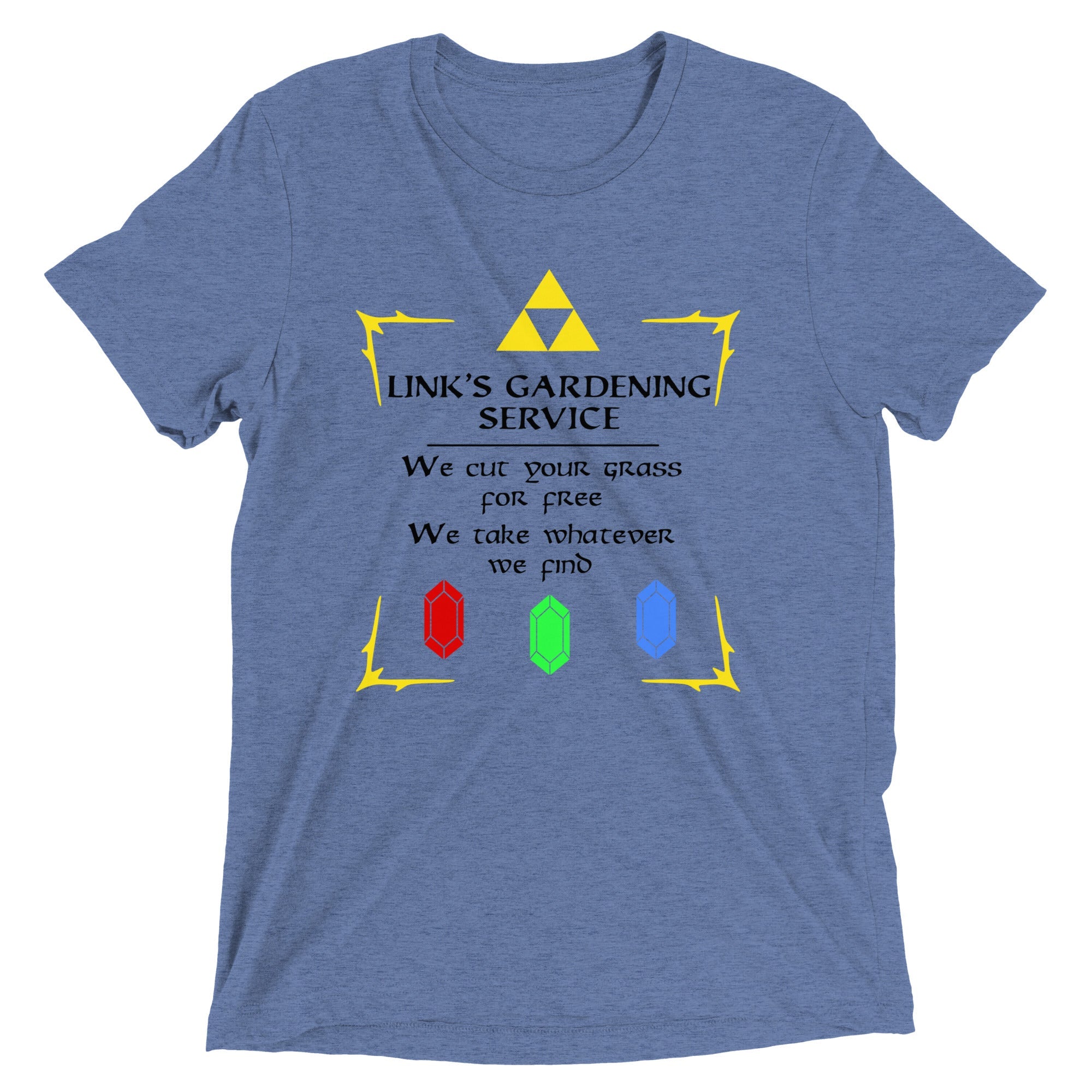 Link's Gardening Service Men's Tri-Blend Tee