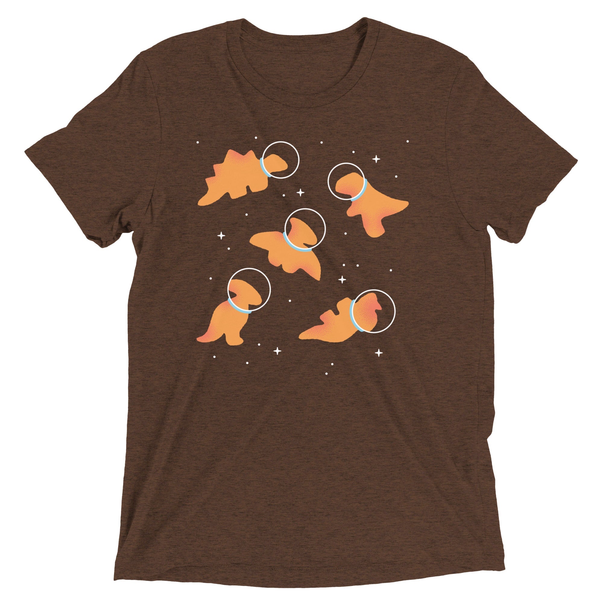 Dino Nugs In Space Men's Tri-Blend Tee