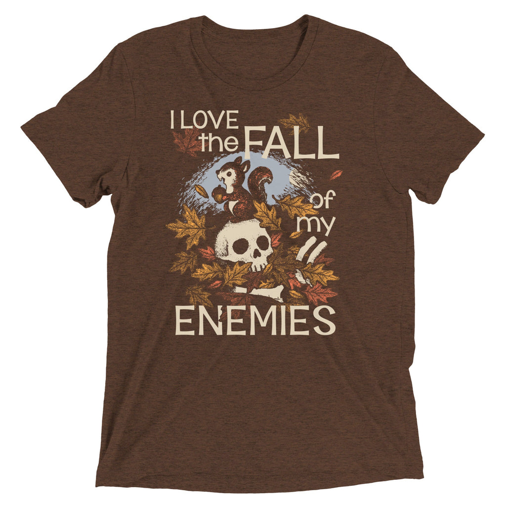 I Love The Fall Of My Enemies Men's Tri-Blend Tee