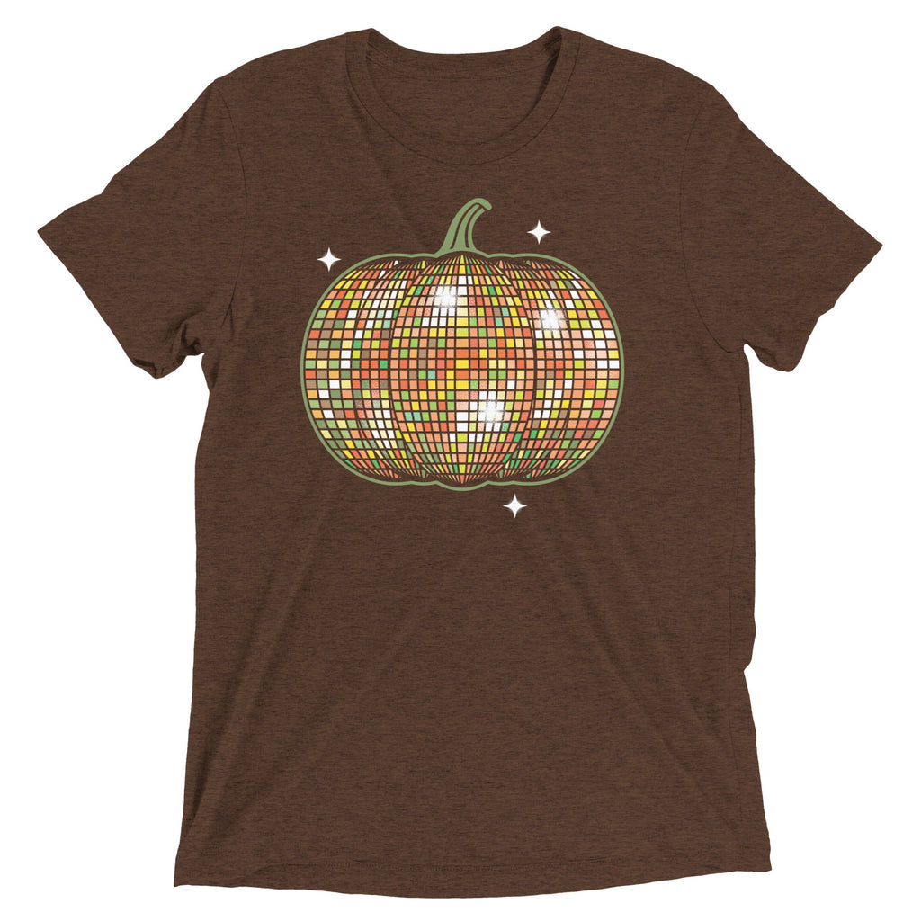 Disco Pumpkin Men's Tri-Blend Tee