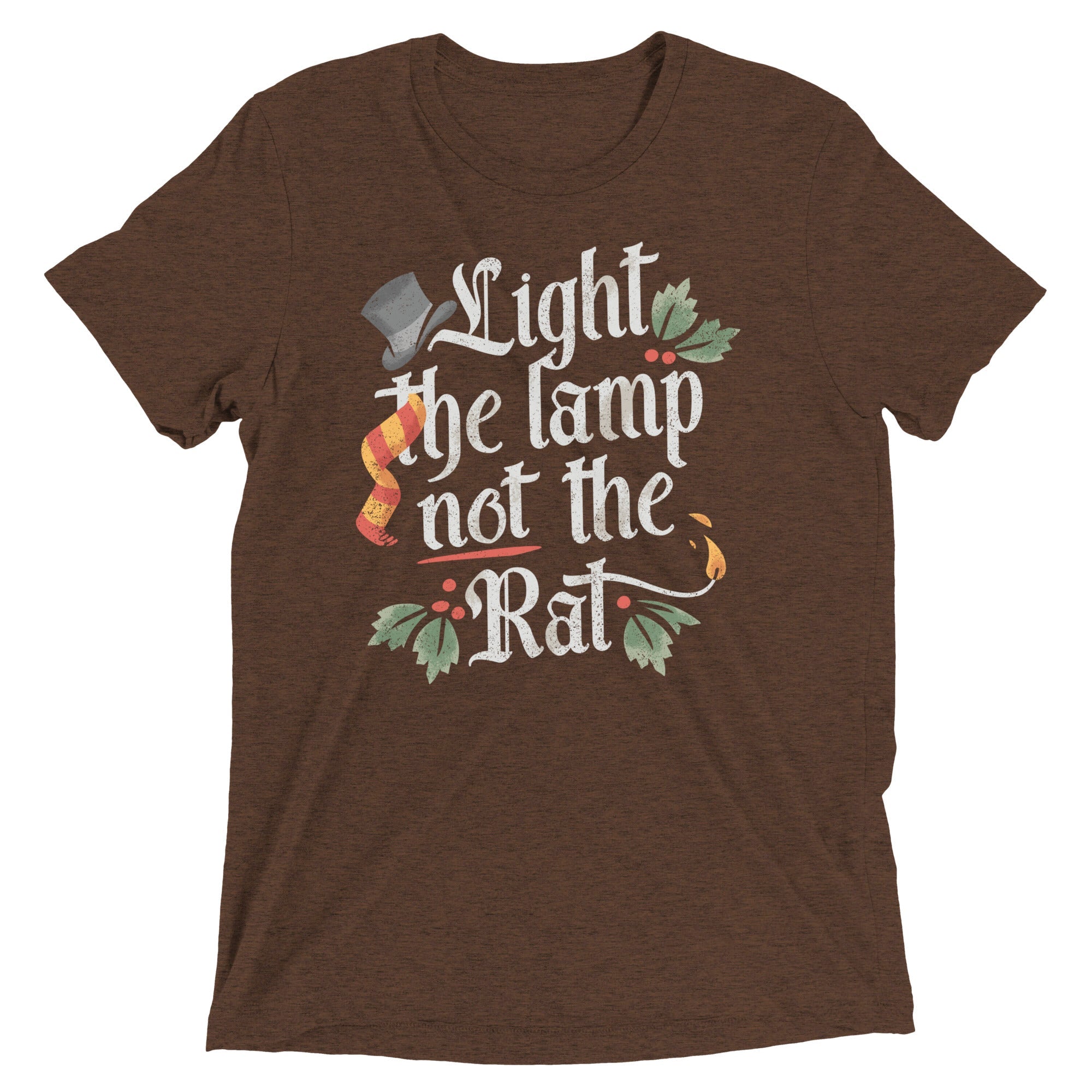 Light The Lamp Not The Rat Men's Tri-Blend Tee
