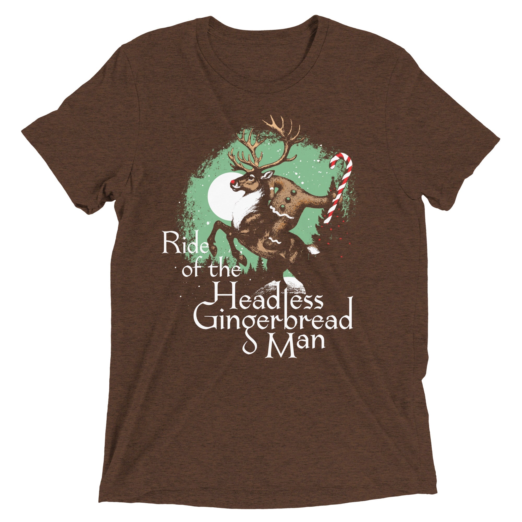 Ride Of The Headless Gingerbread Man Men's Tri-Blend Tee