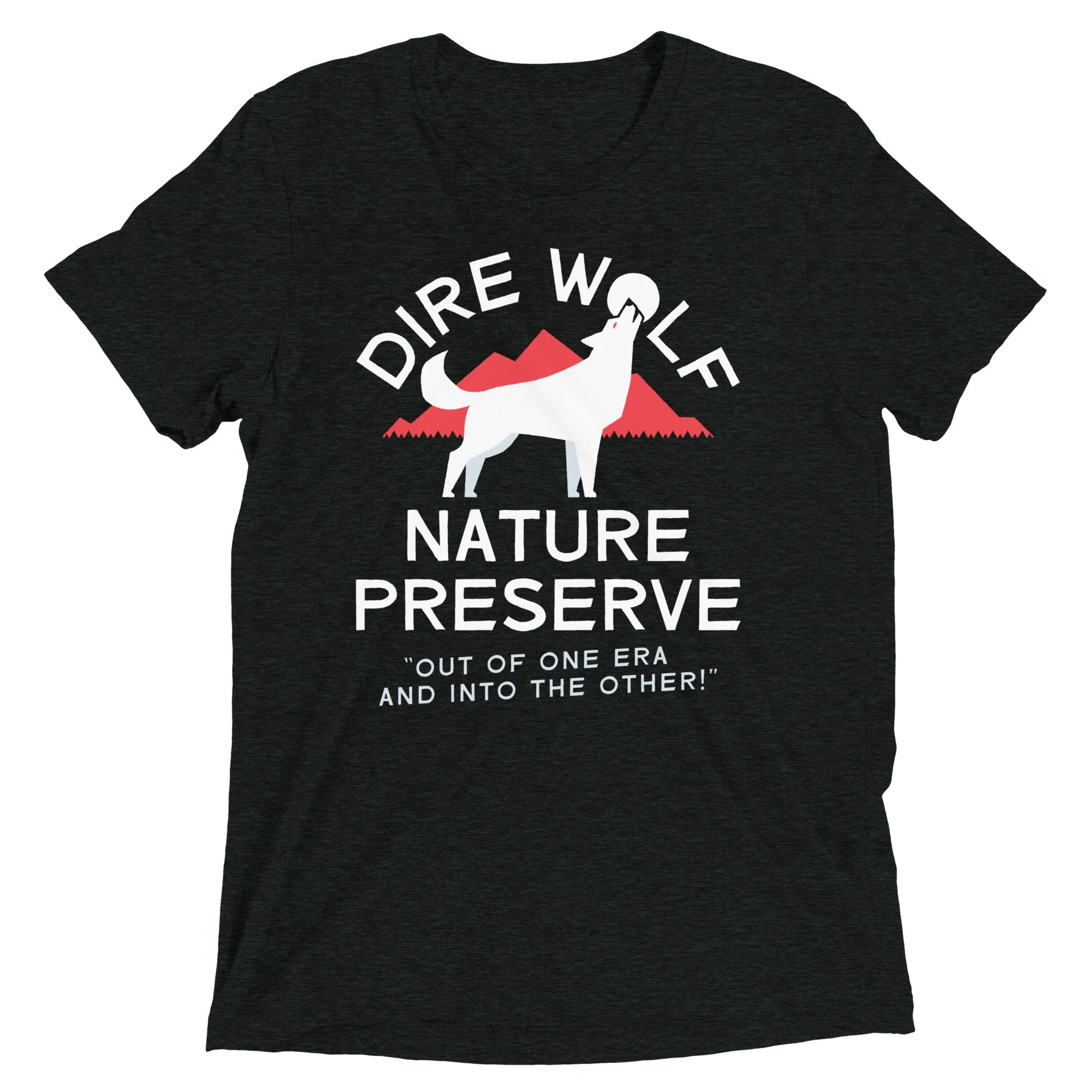 Dire Wolf Nature Preserve Men's Tri-Blend Tee