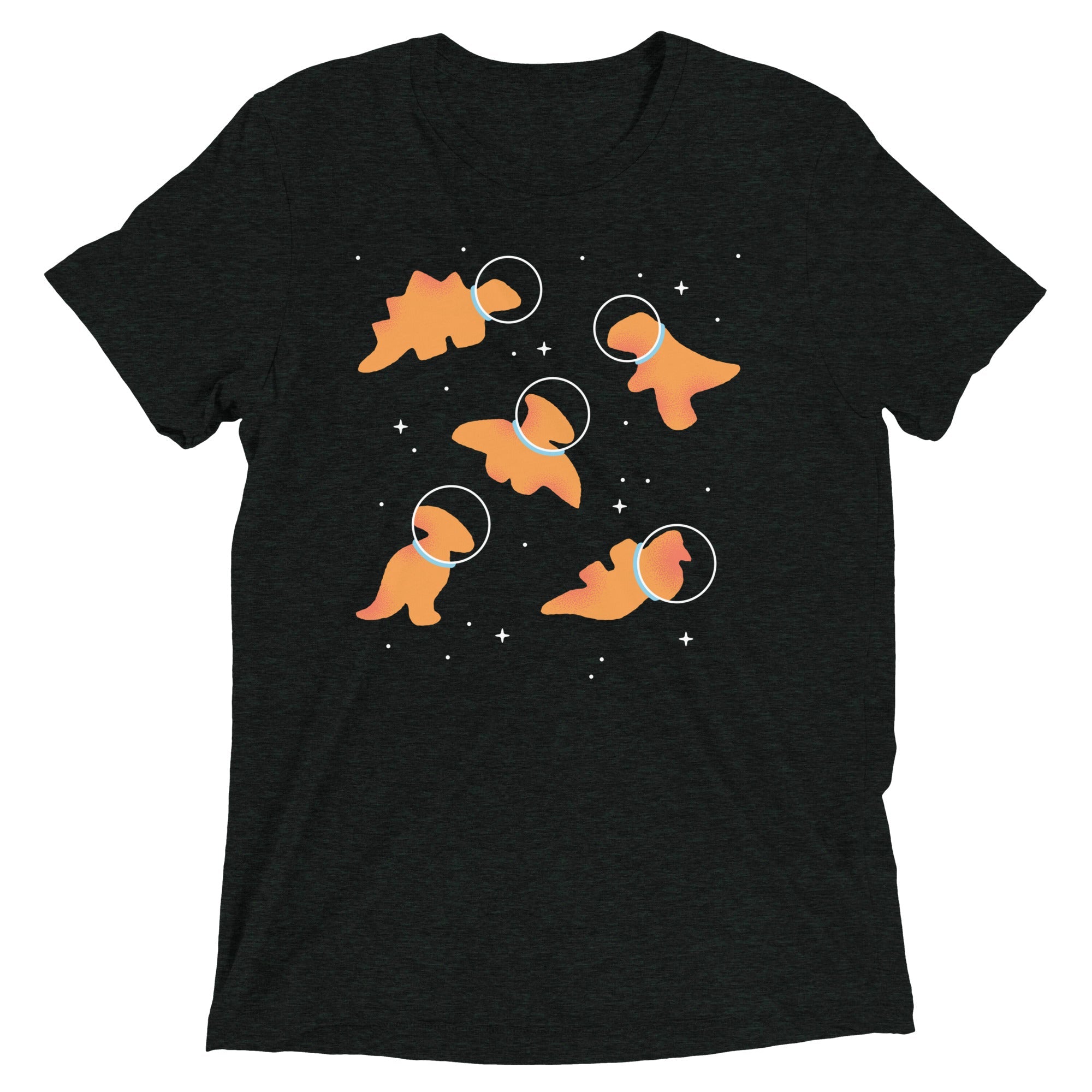 Dino Nugs In Space Men's Tri-Blend Tee