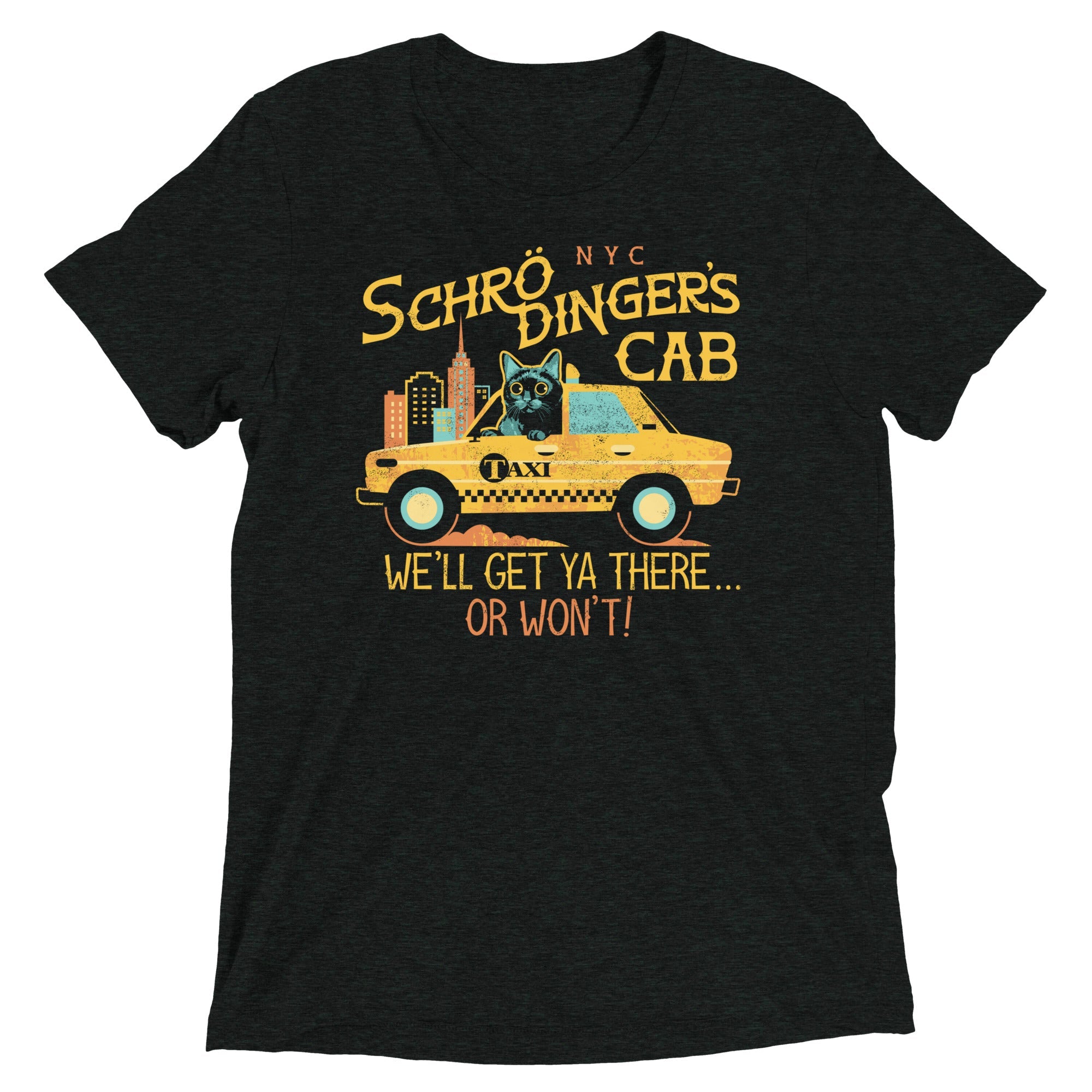 Schrodinger's Cab Men's Tri-Blend Tee