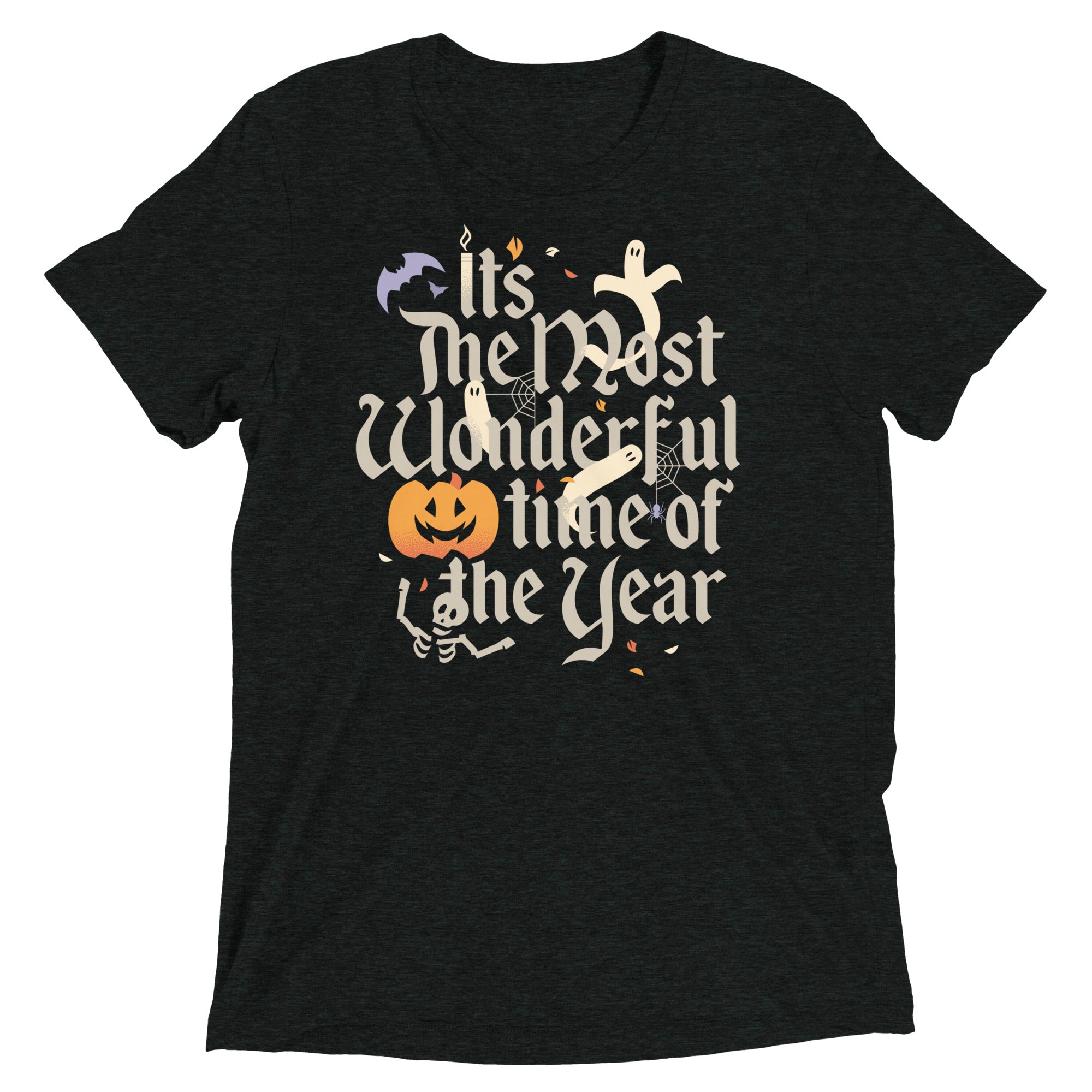 It's The Most Wonderful Time Of The Year Halloween Men's Tri-Blend Tee
