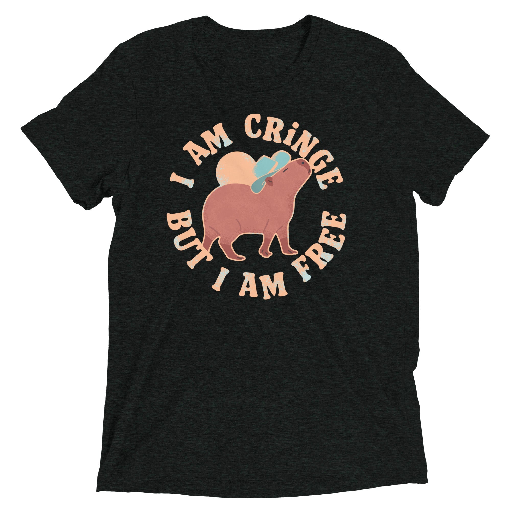 I Am Cringe But I Am Free Men's Tri-Blend Tee