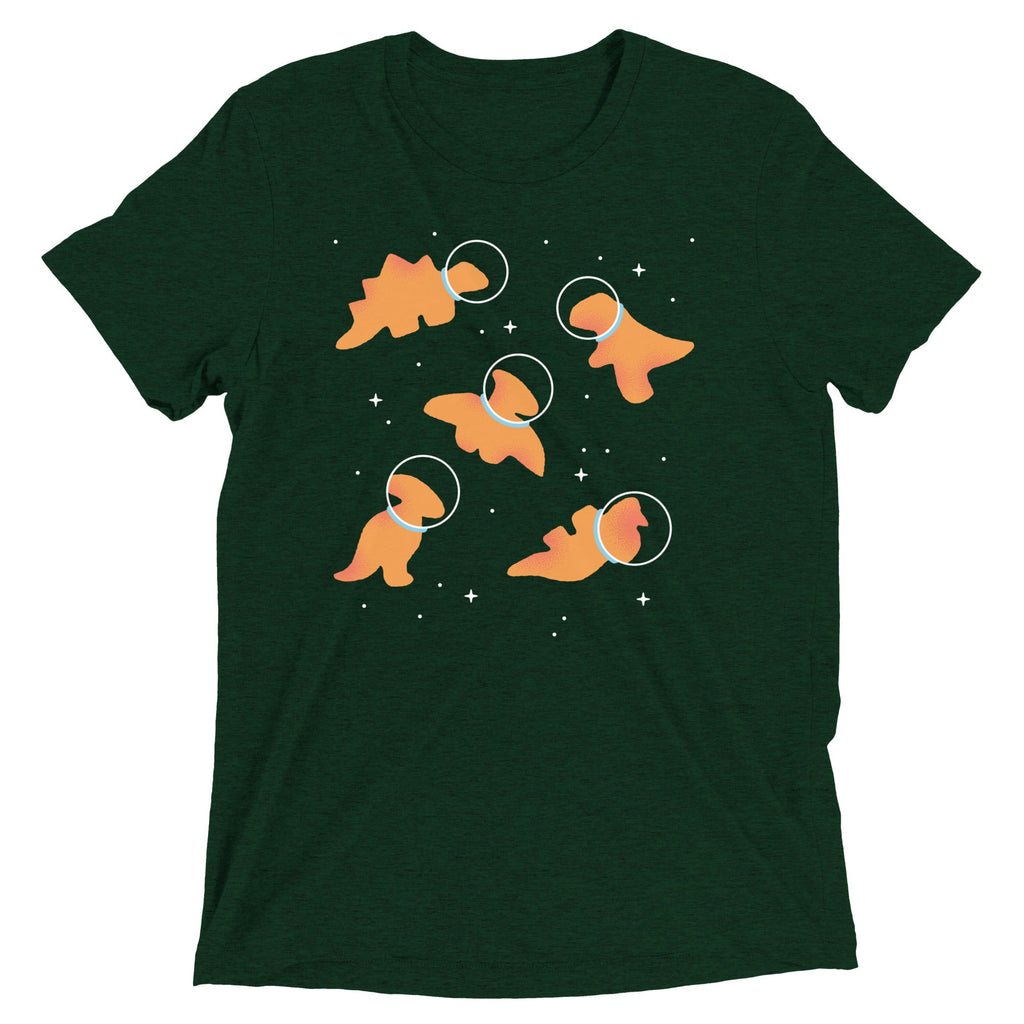 Dino Nugs In Space Men's Tri-Blend Tee
