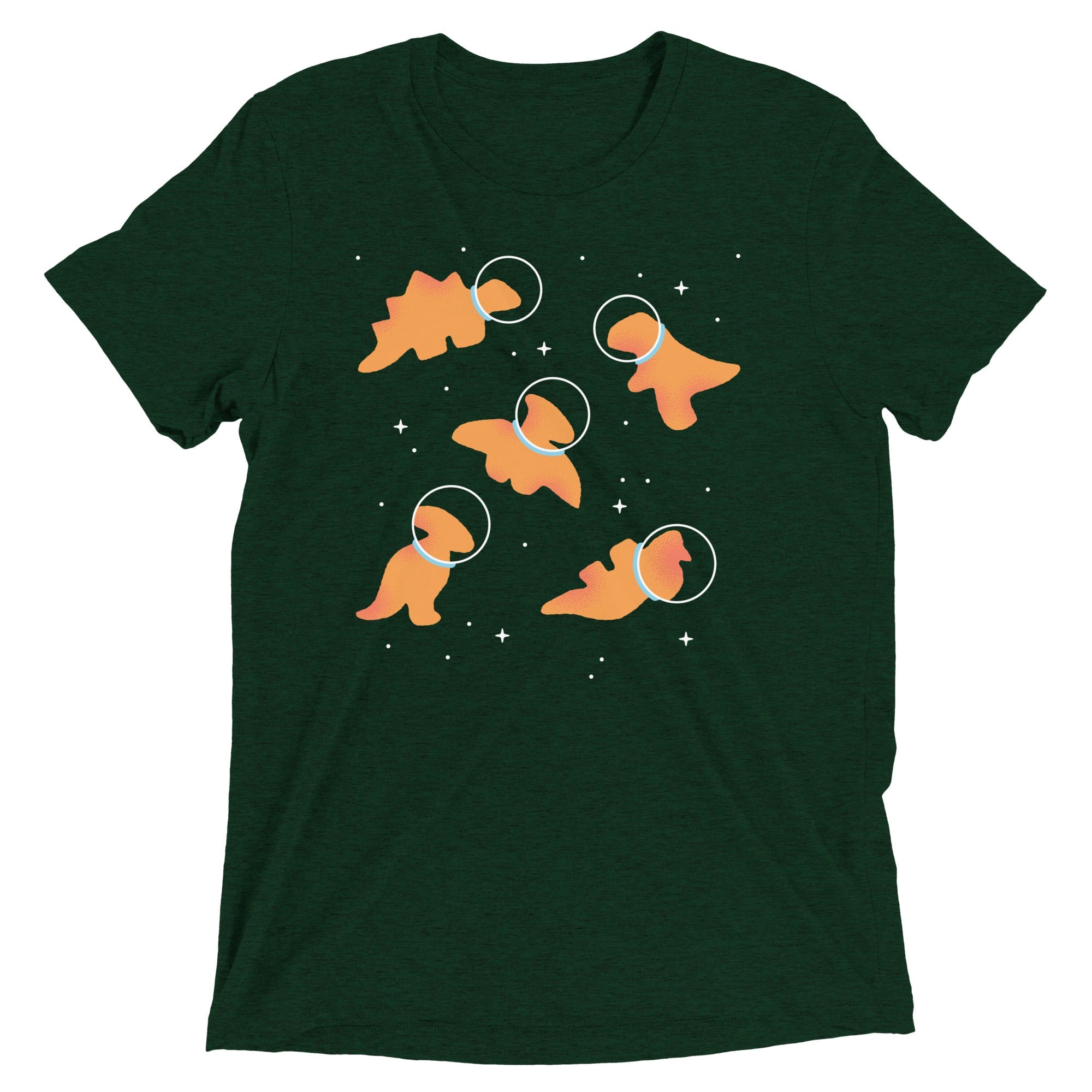 Dino Nugs In Space Men's Tri-Blend Tee