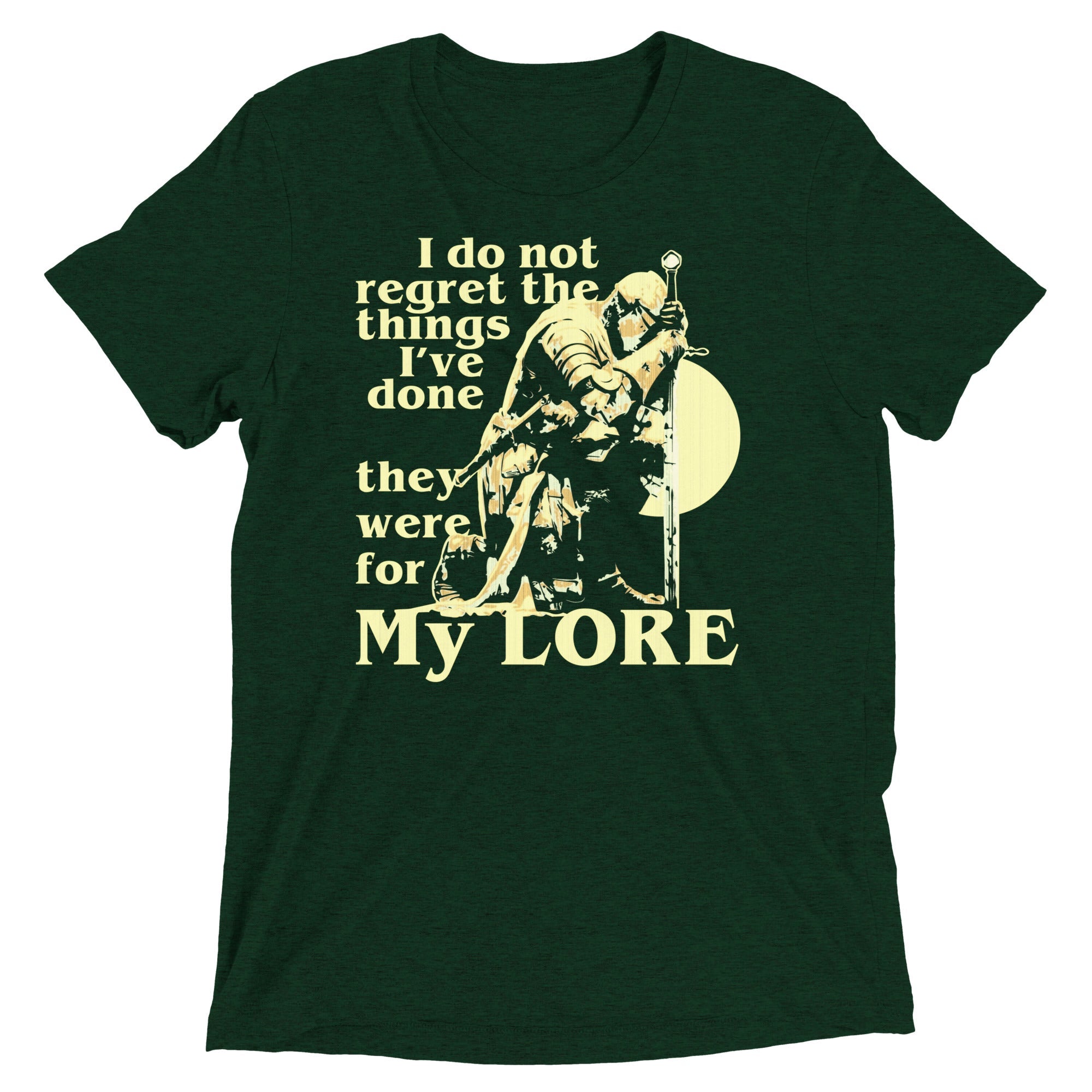They Were For My Lore Men's Tri-Blend Tee