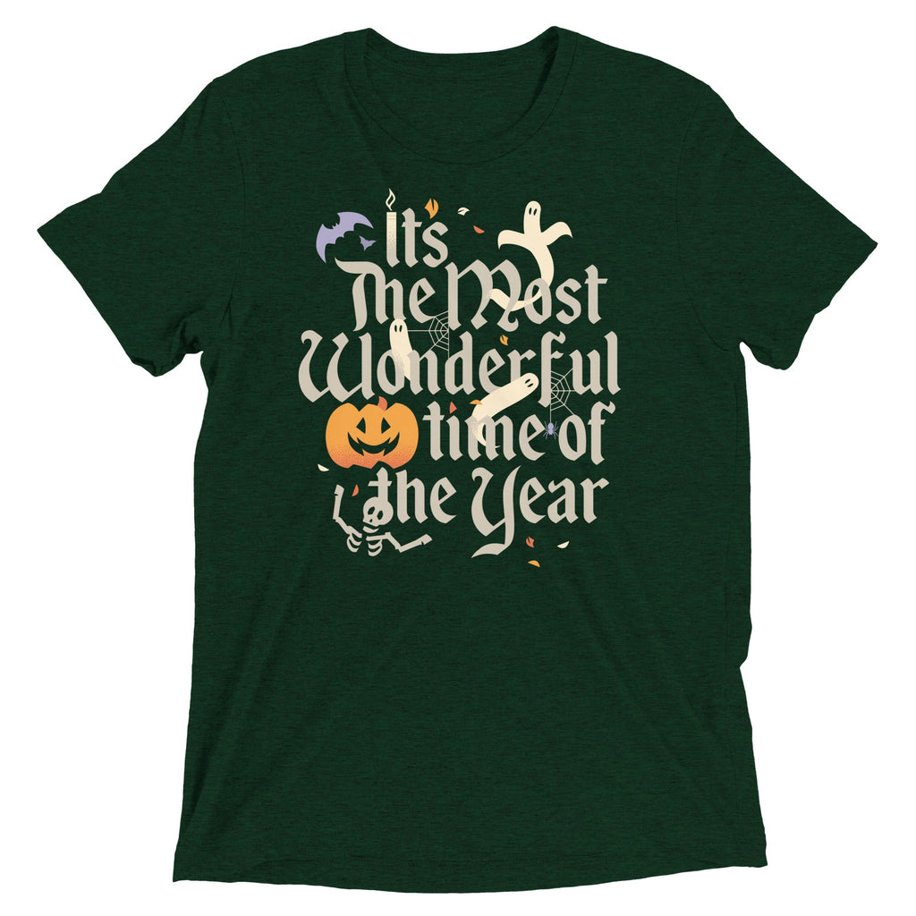 It's The Most Wonderful Time Of The Year Halloween Men's Tri-Blend Tee